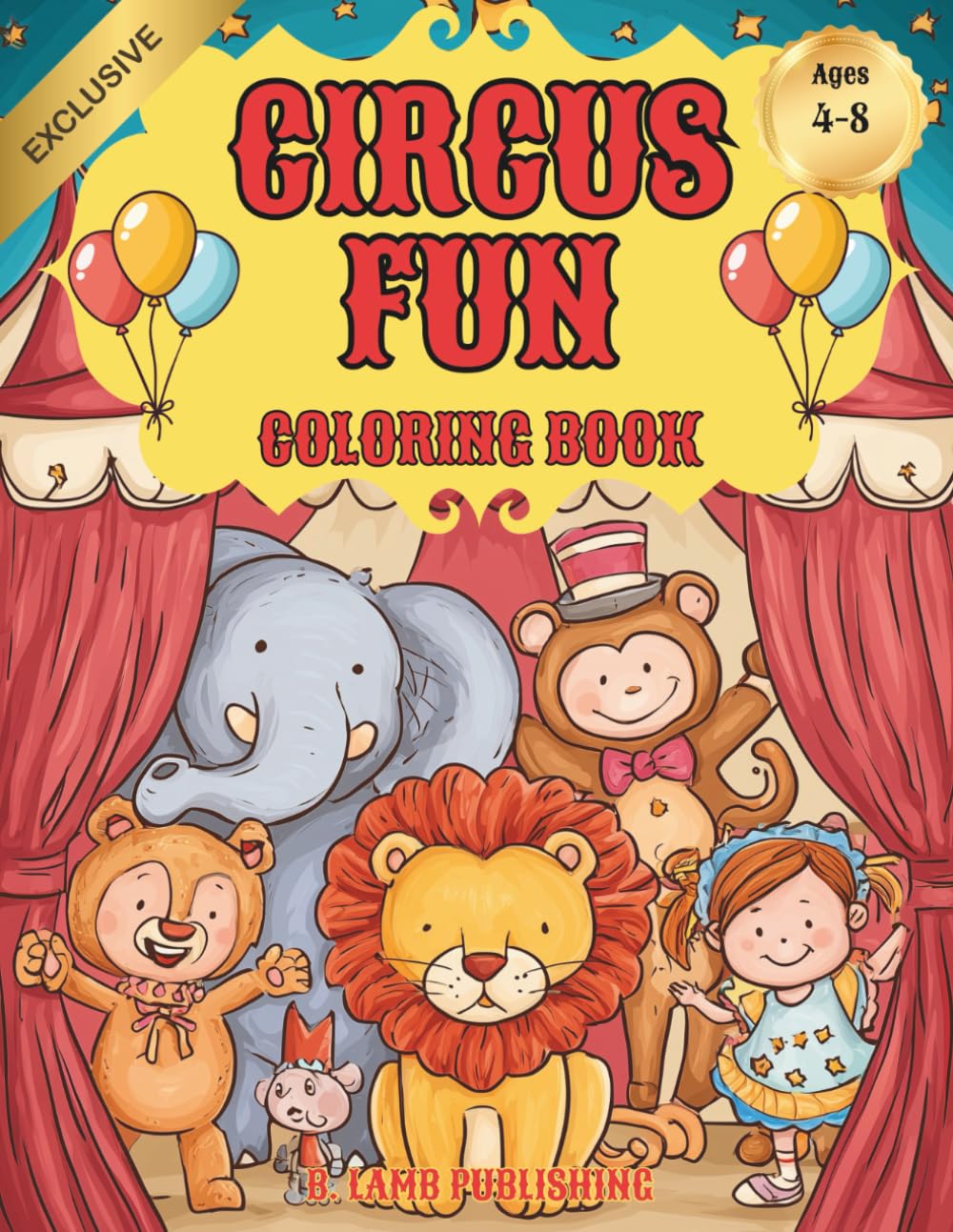 Circus Fun: Coloring Book