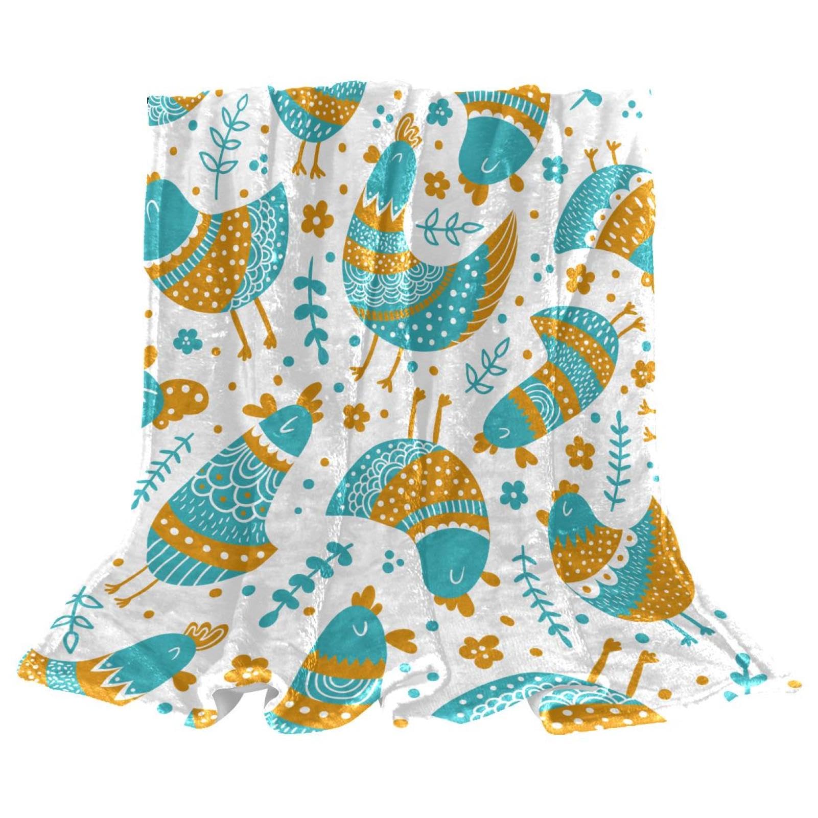 Couverture polaire poulet mignon pour vos soirées cocooning sur le canapé