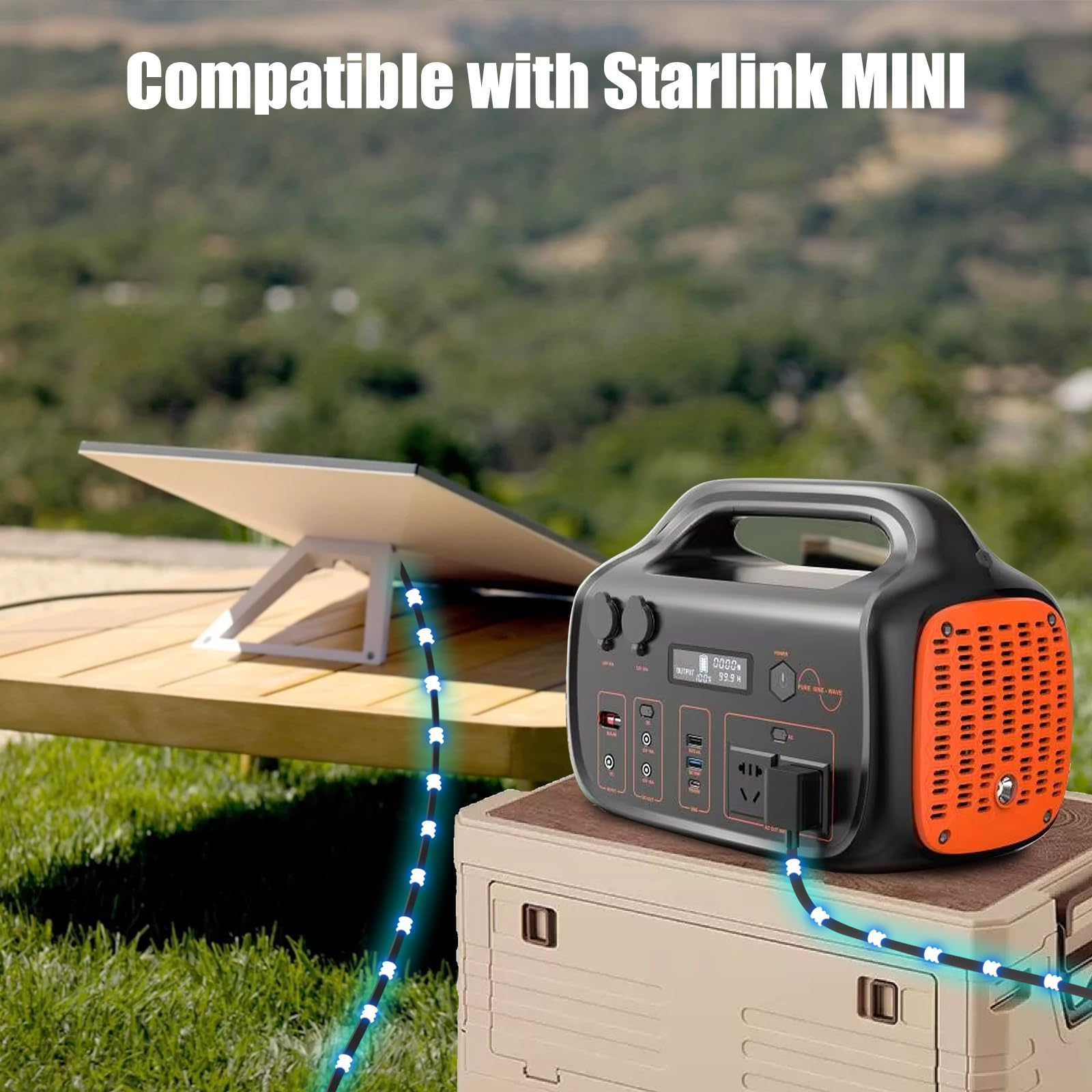 Starlink Mini Cable, Starlink Mini USB C To DC Power Cord - View #2