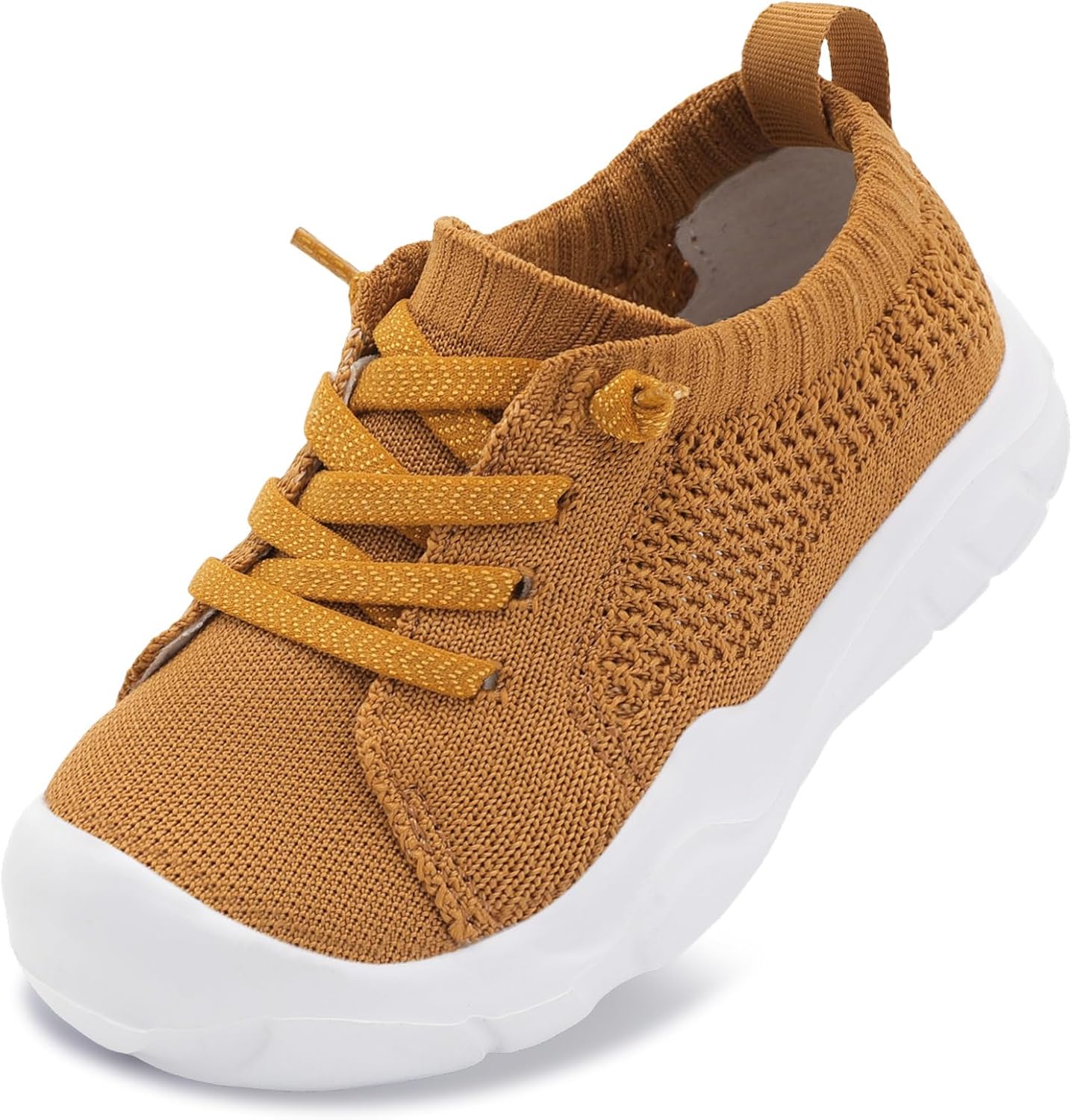 LeIsfIt Toddler Shoes Boys Girls Barefoot Shoes Kids Breathable Sneakers Tennis Shoes Slip on Shoes 6.5 Toddler Allbrown