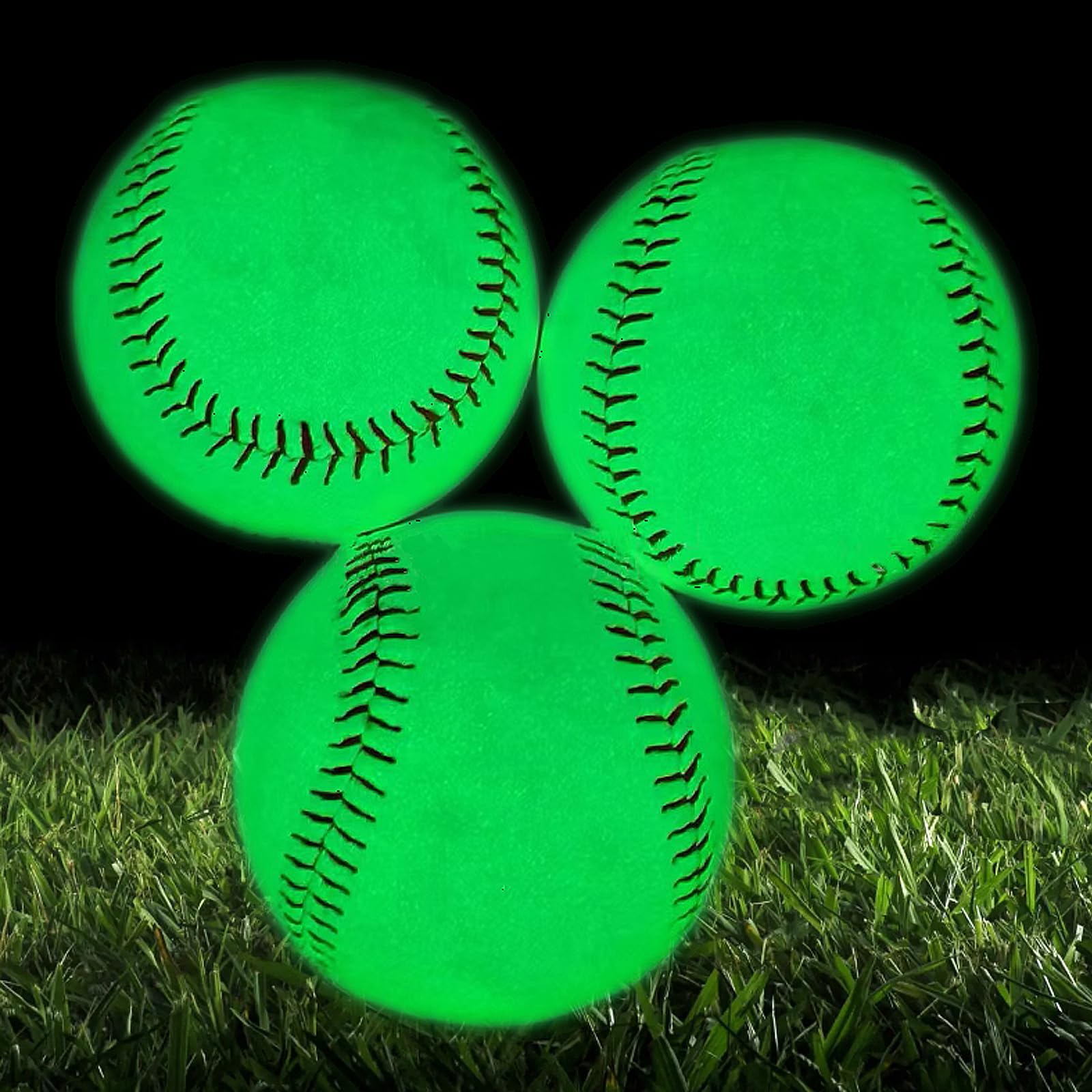 AyedvanLight Up Baseball Football Glow in The Dark Baseball Light up Baseball Glow Balls Official Size Baseball Gift for Boys and Girls, Kids, and Baseball Fans Baseball Accessories