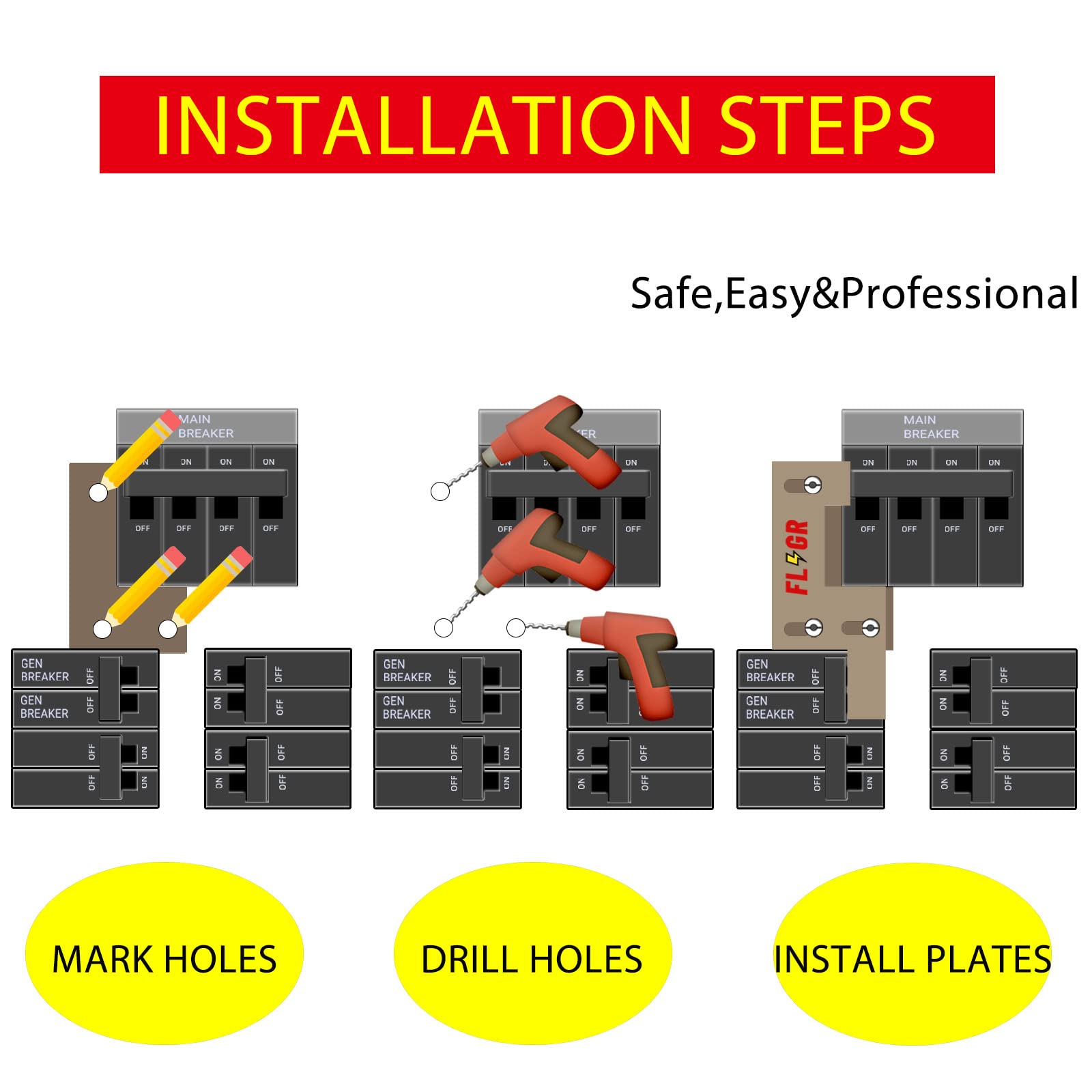 Buy Generator Interlock Kit Compatible with ITE, Siemens, Gould and