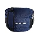 TRAVALATE Polyester DSLR Shoulder Camera Bag with Waist Belt Strap - Blue gallery image