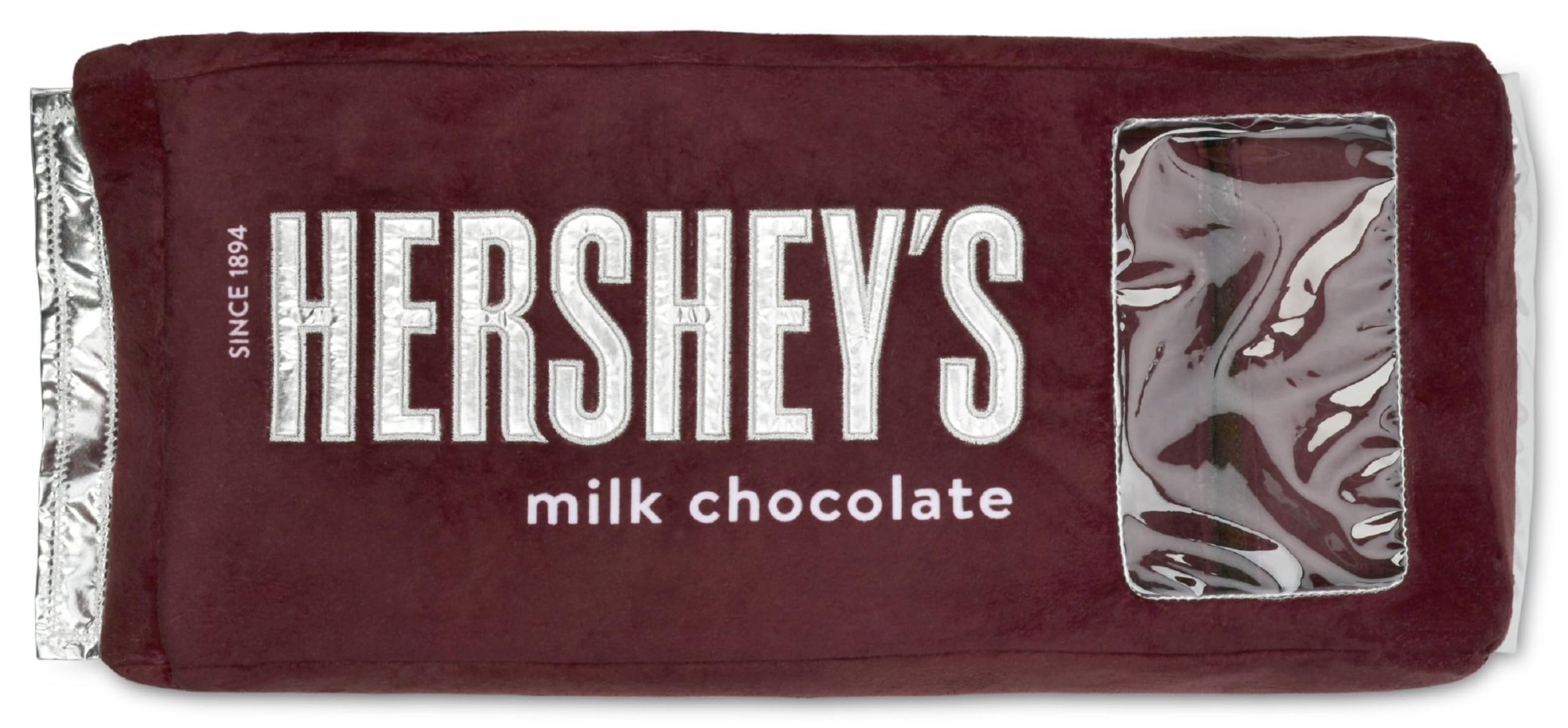 iscreamHershey's Chocolate Bar Package 17.5" x 7.75" Pillow Set with Mini Chocolate Bar Pillows