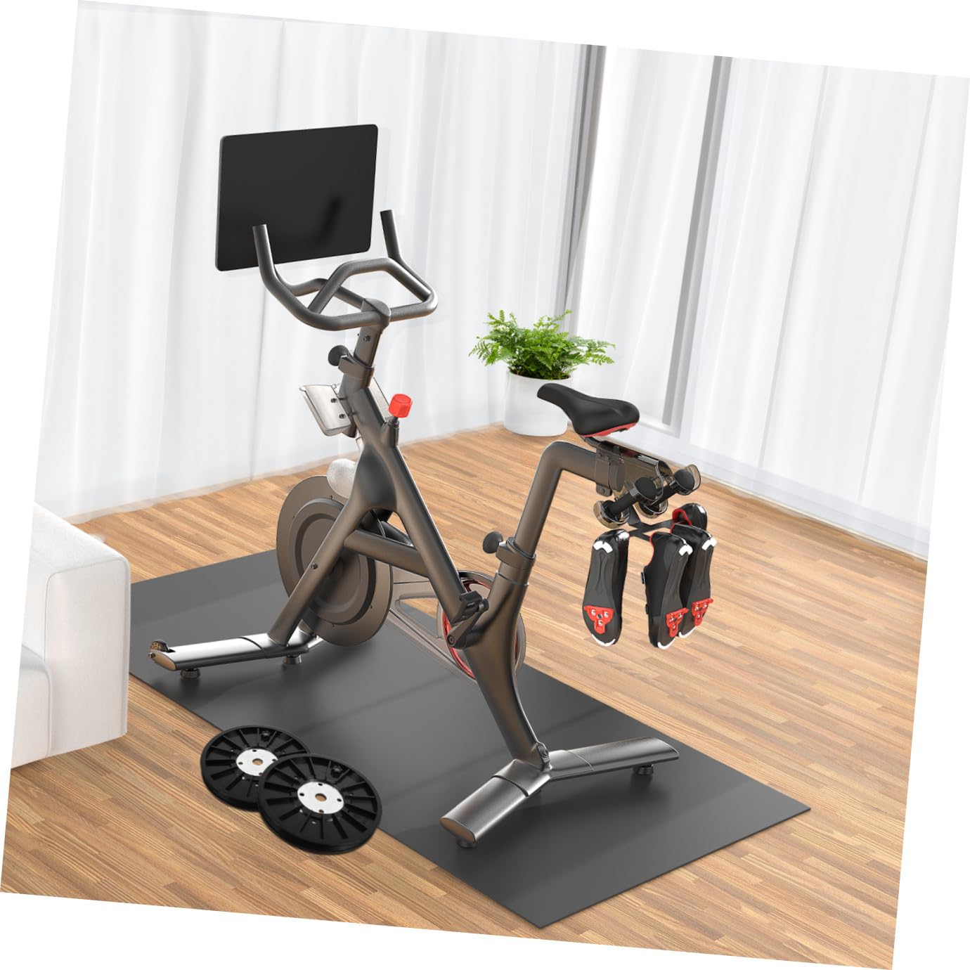 ibasenice Antriebsscheibe für Heimtrainer 5pk Abs Schwarz 2cm 4, 6cm