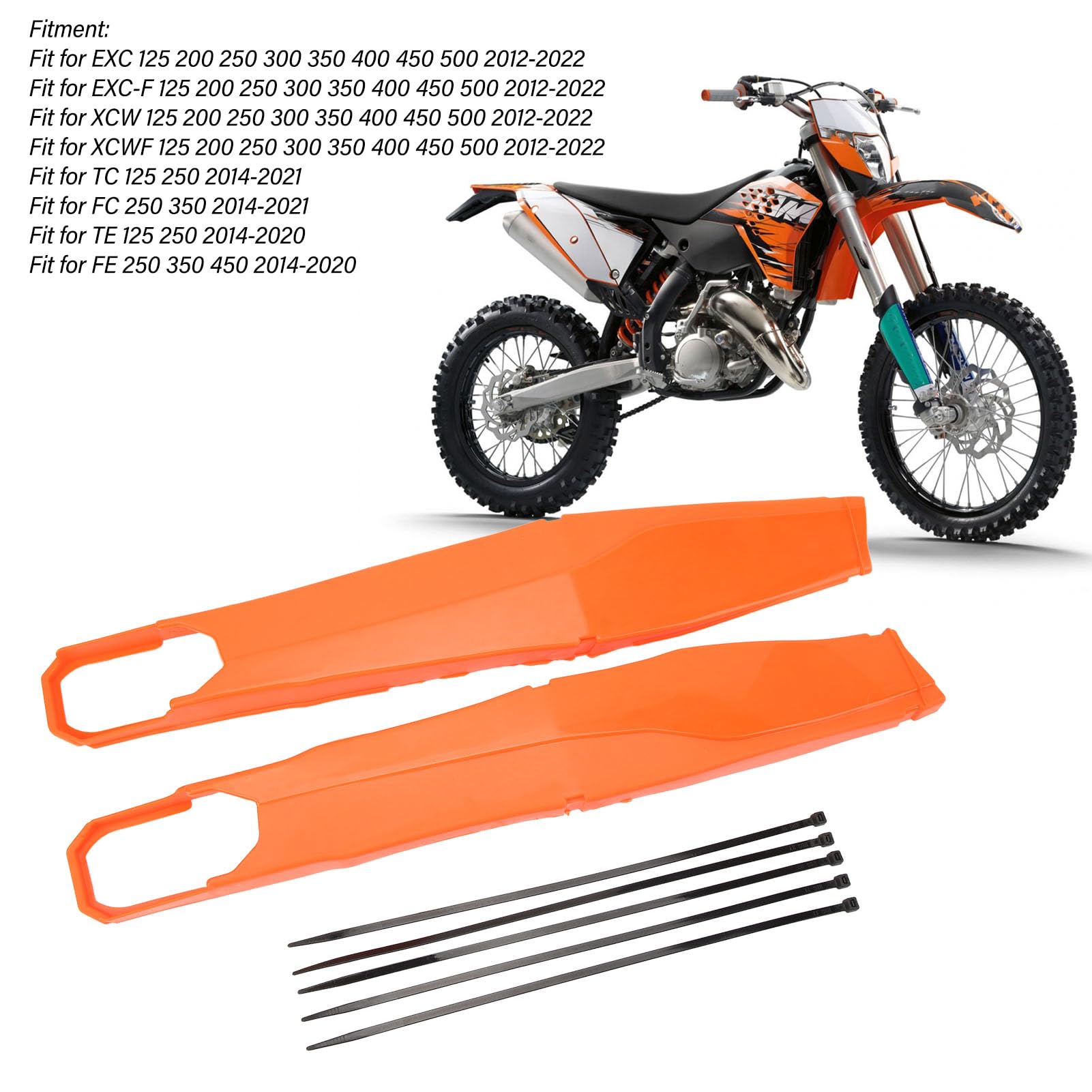 Protezioni Forcellone Moto Per KTM EXC/EXC-F/TC/FC/TE/FE - PA E ABS, Antiurto - Foto 6