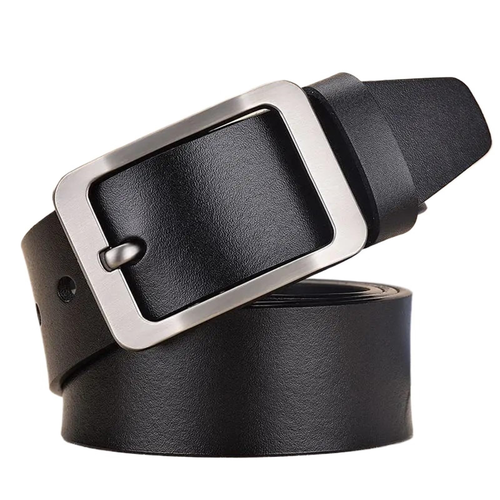 Ceinture rétro en cuir de vachette pour homme d'affaires exigeant