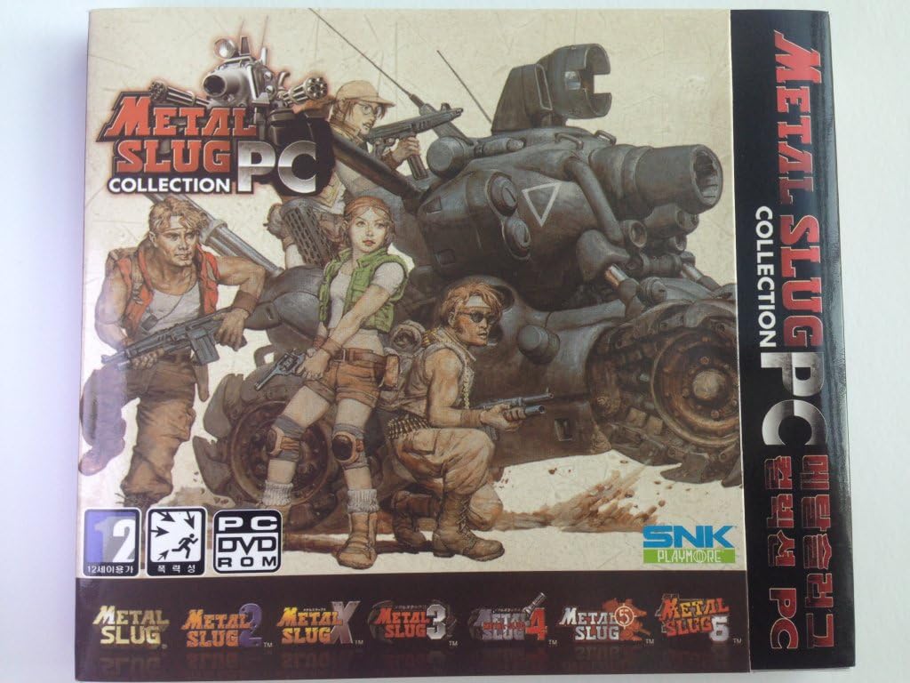 (PC GAME) SNK METAL SLUG Collection 1~6,X (Multi Language,Korea Import) DVD win10