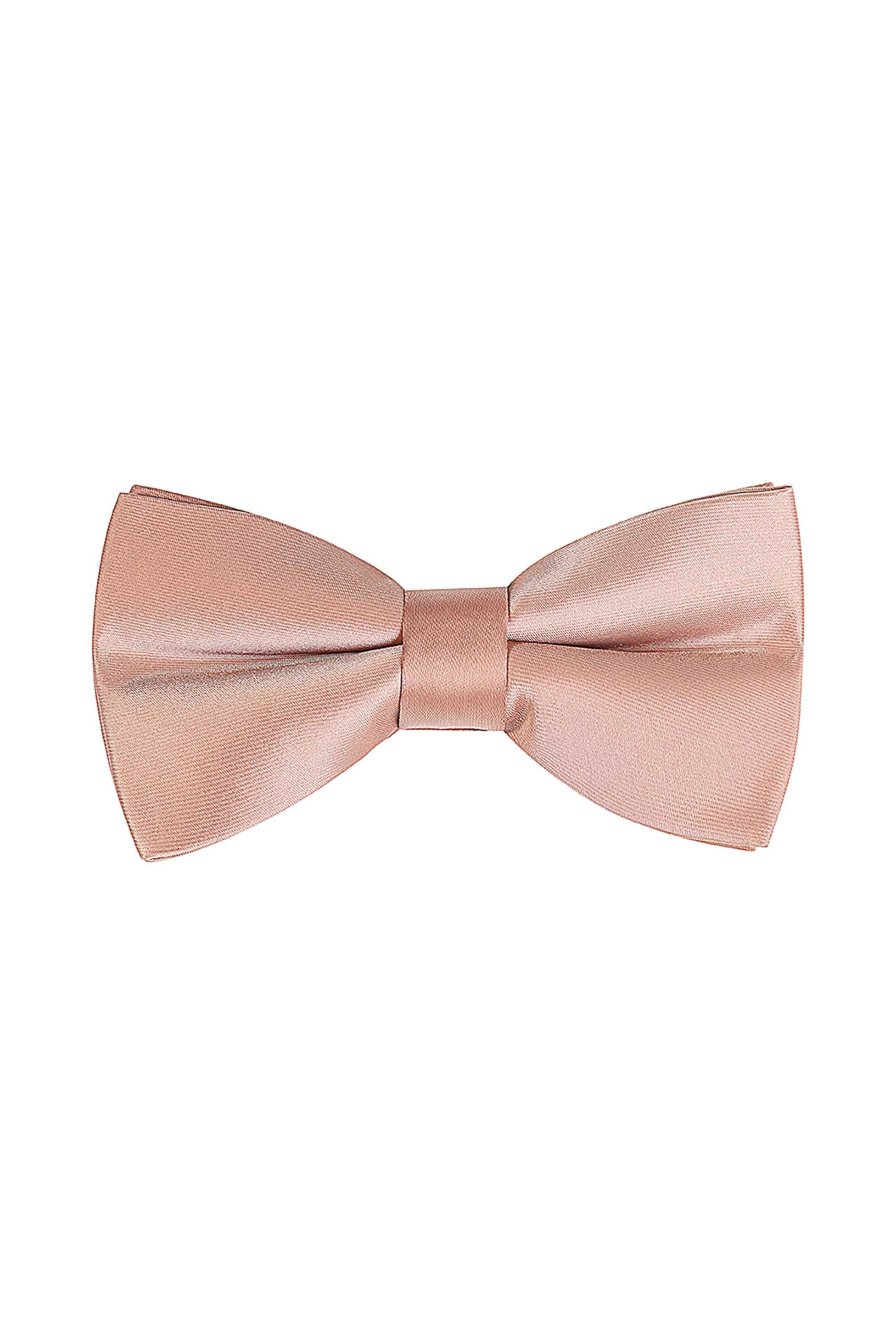 Jenson Samuel pastel shades pre tied bow ties (Rose Gold)
