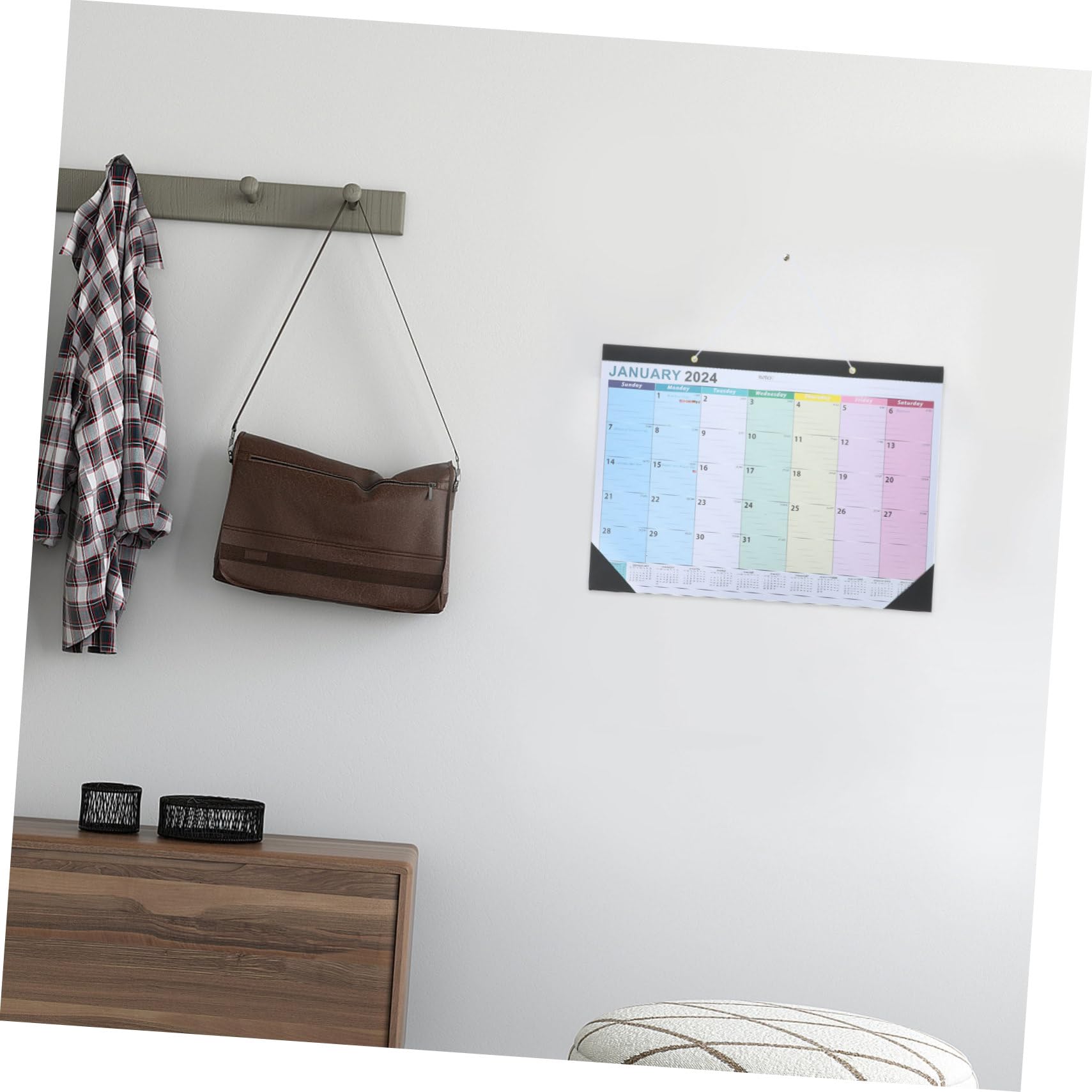 Lurrose 4stücke Creative Agenda Wandkalender Für Schule Und Zuhause Praktischer Planer Mit Notizflächen Für Tägliche Aufgaben Und Termine Für Büro Und Familie