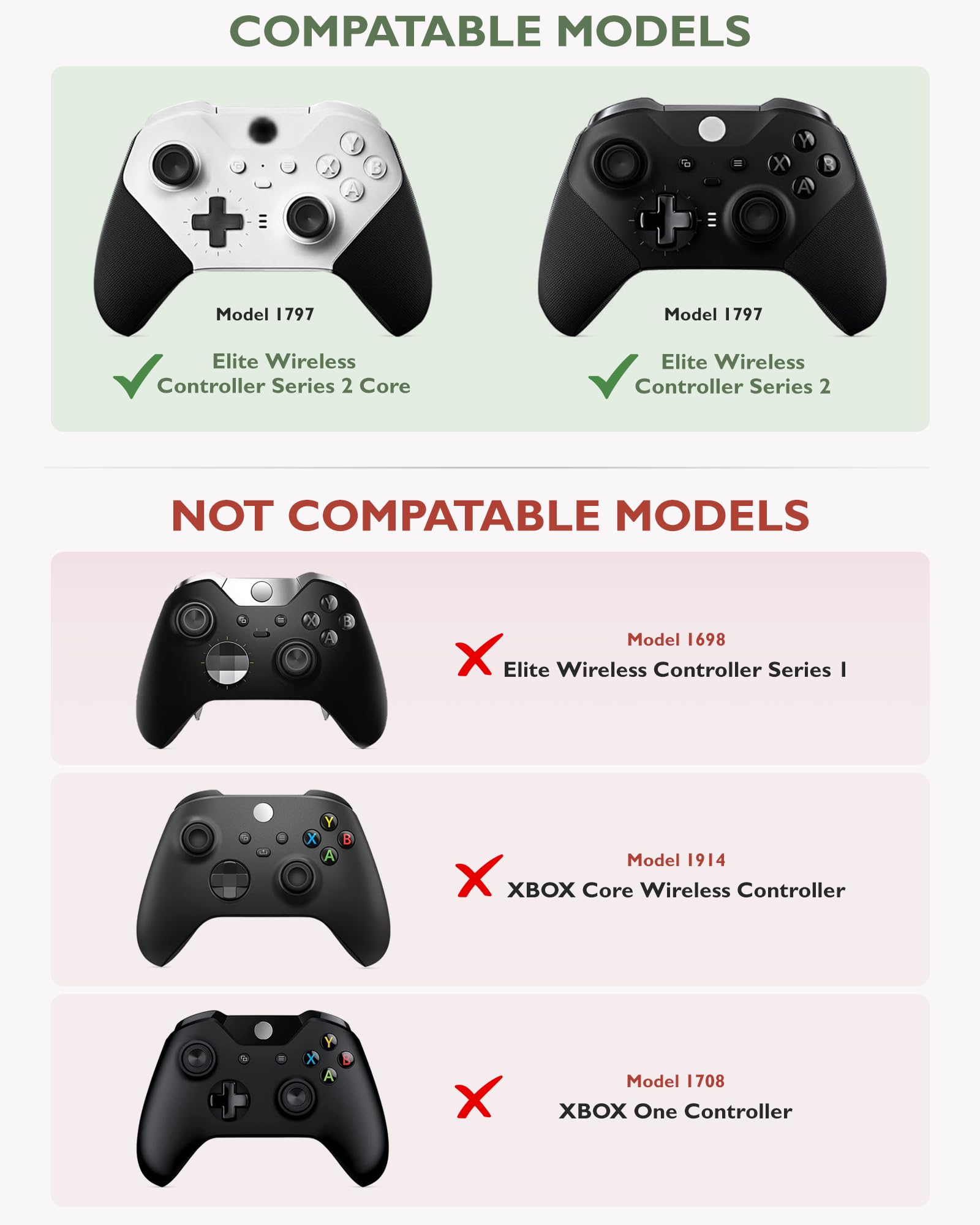 Metal Replacement Thumbsticks for Xbox Elite Controller Series 2