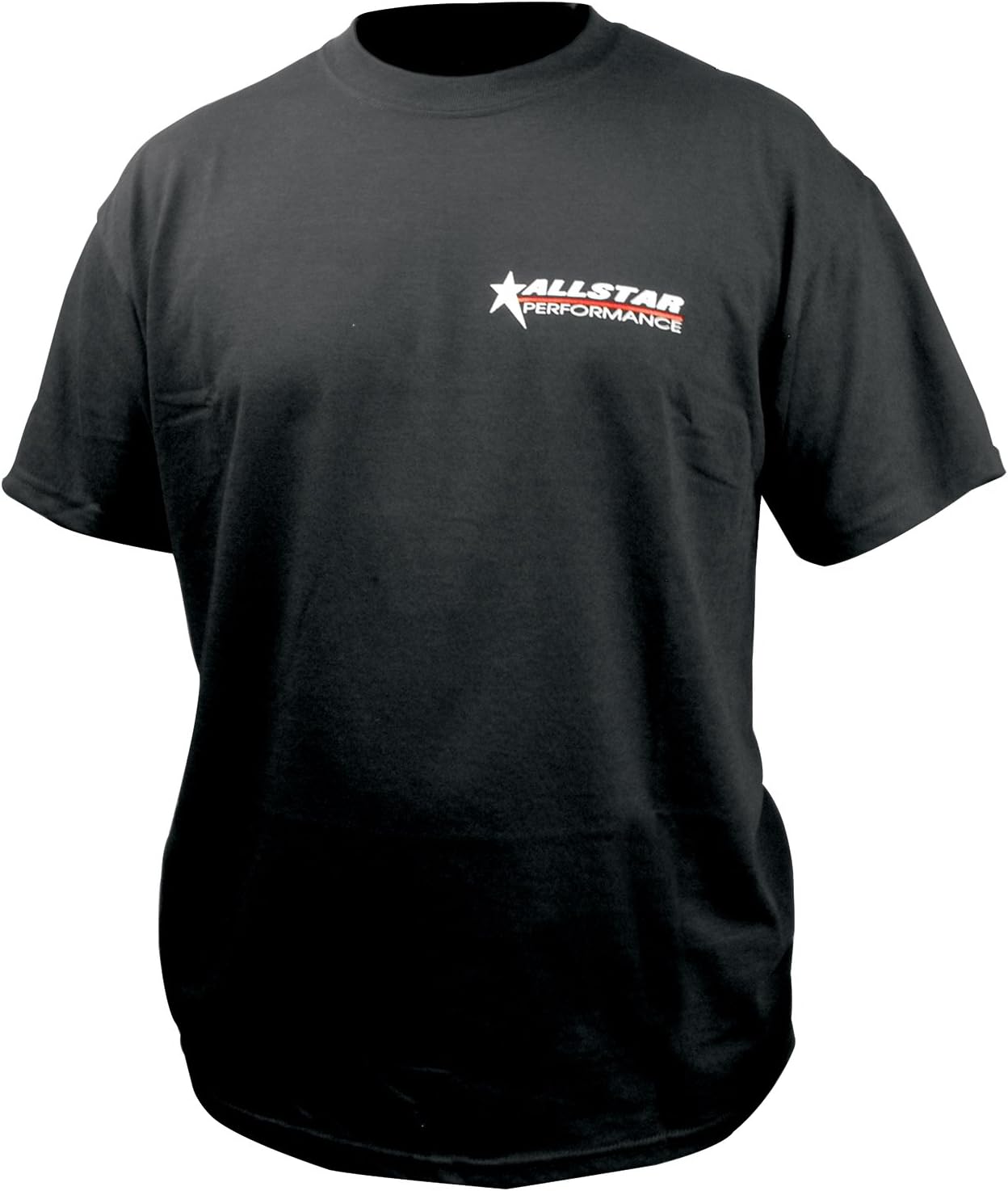 Allstar ALL99902YL Black Large Youth T-Shirt with Allstar Logo Front and Back