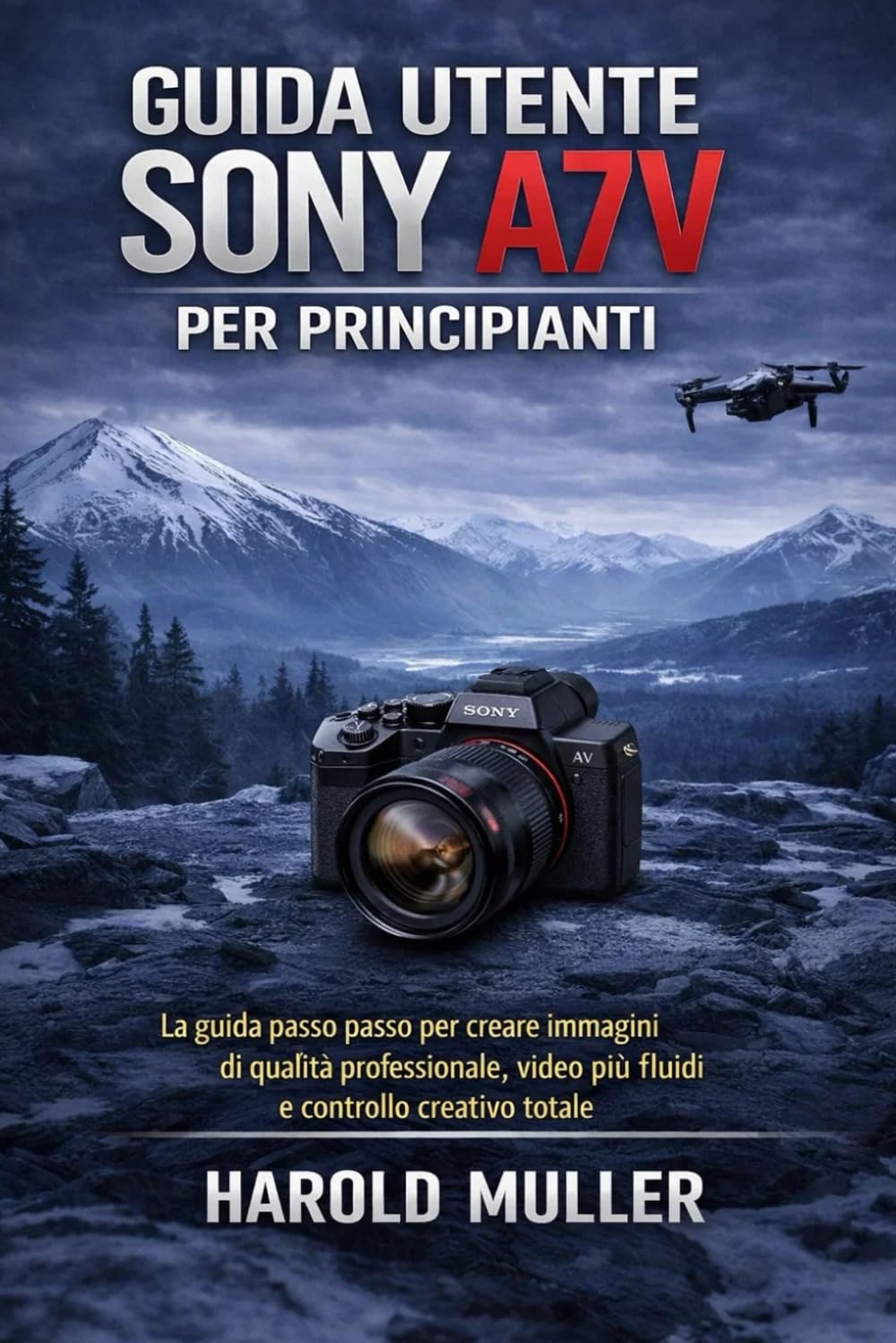 GUIDA UTENTE SONY A7V PER PRINCIPIANTI: La guida passo passo per creare immagini di qualità professionale, video più fluidi e controllo creativo totale