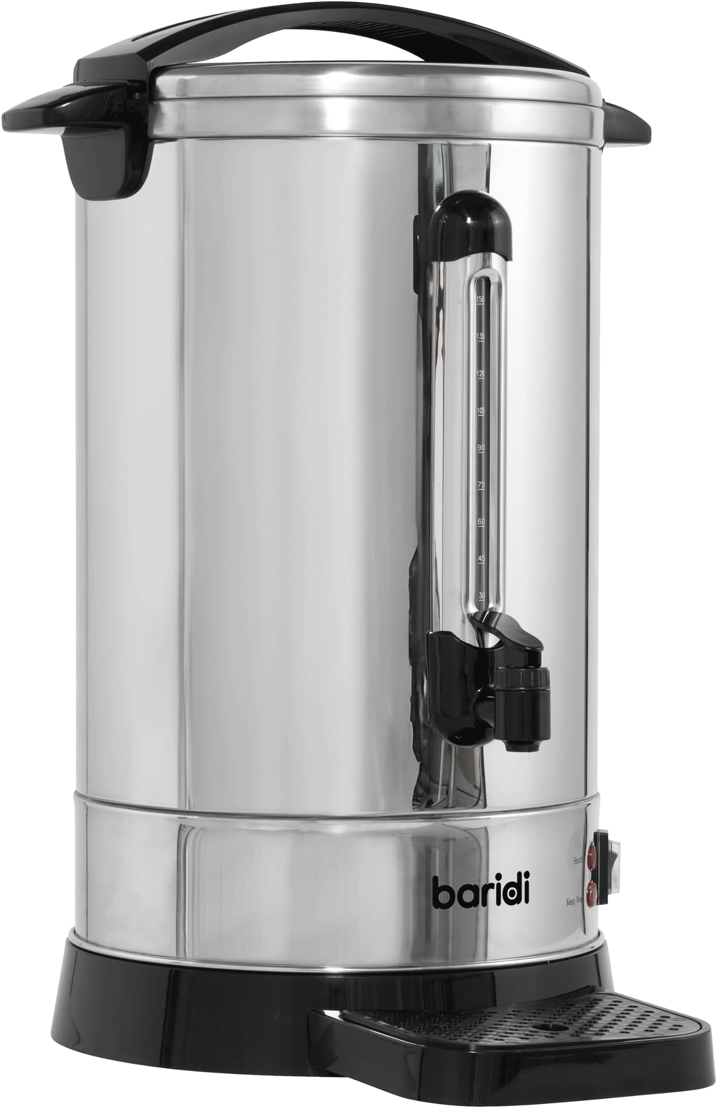 20L Hot Water Boiler, Tea Urn with Drip Tray, Keep Warm Function and Water Gauge, Stainless Steel - DH270