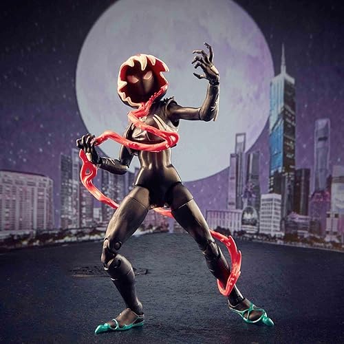 Miniatura 8 de Marvel Hasbro Legends Series Venom - Figura de acción coleccionable de 6 pulgadas, juguete, Ghost-Spider, diseño premium, negro