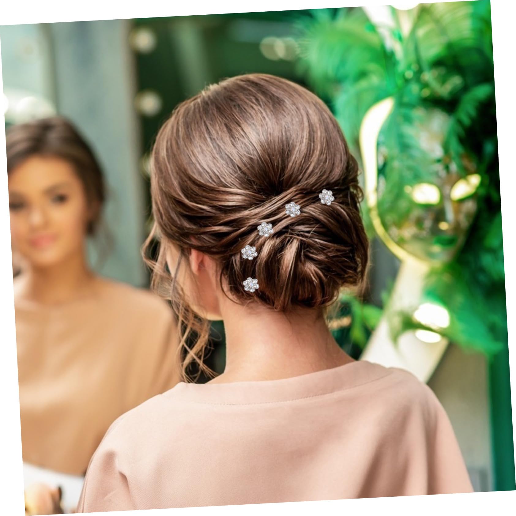 VICASKY 420 Pezzi Fermagli Spirale con e Clip Eleganti per Sposa e Damigelle Accessori Matrimonio Raffinati per Acconciature Raffinate