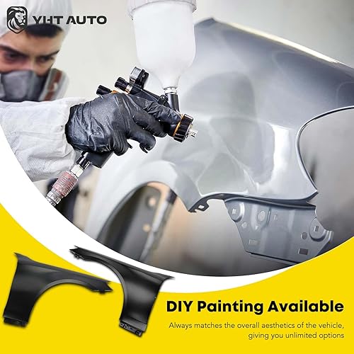Miniatura 7 de YHTAUTO Juego de 2 guardabarros delantero del lado del conductor y del pasajero para Mercedes-Benz S450 S560 18-20, S550 14-17, S600 S550e 15-17,