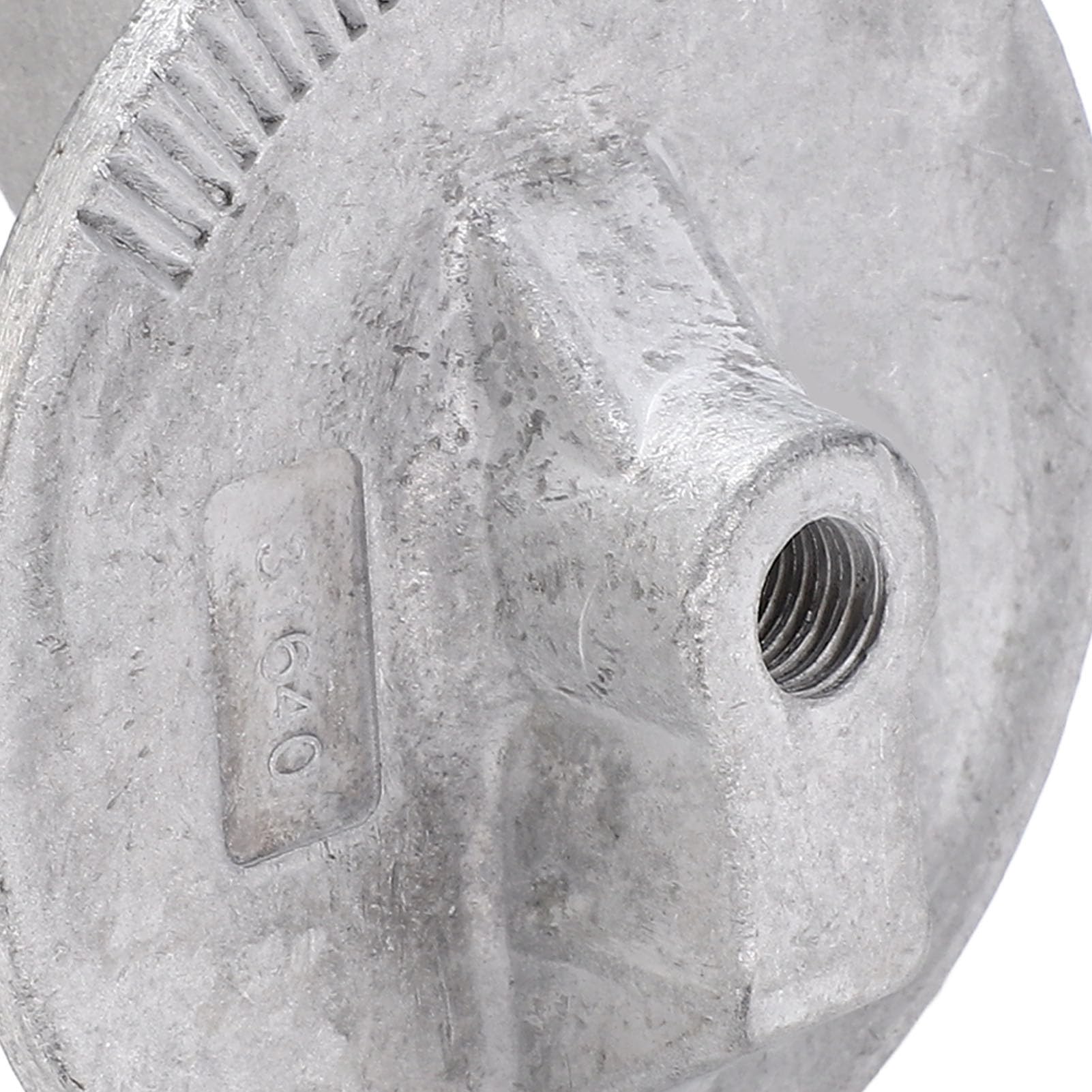 Aluminium-Trimmklappenanode 31640 Q 4 Starke Struktur Externe Motor-Einstellplatte Anode Ersatz, geeignet für Mariner-Außenbordmotoren MerCruiser Heckantriebe