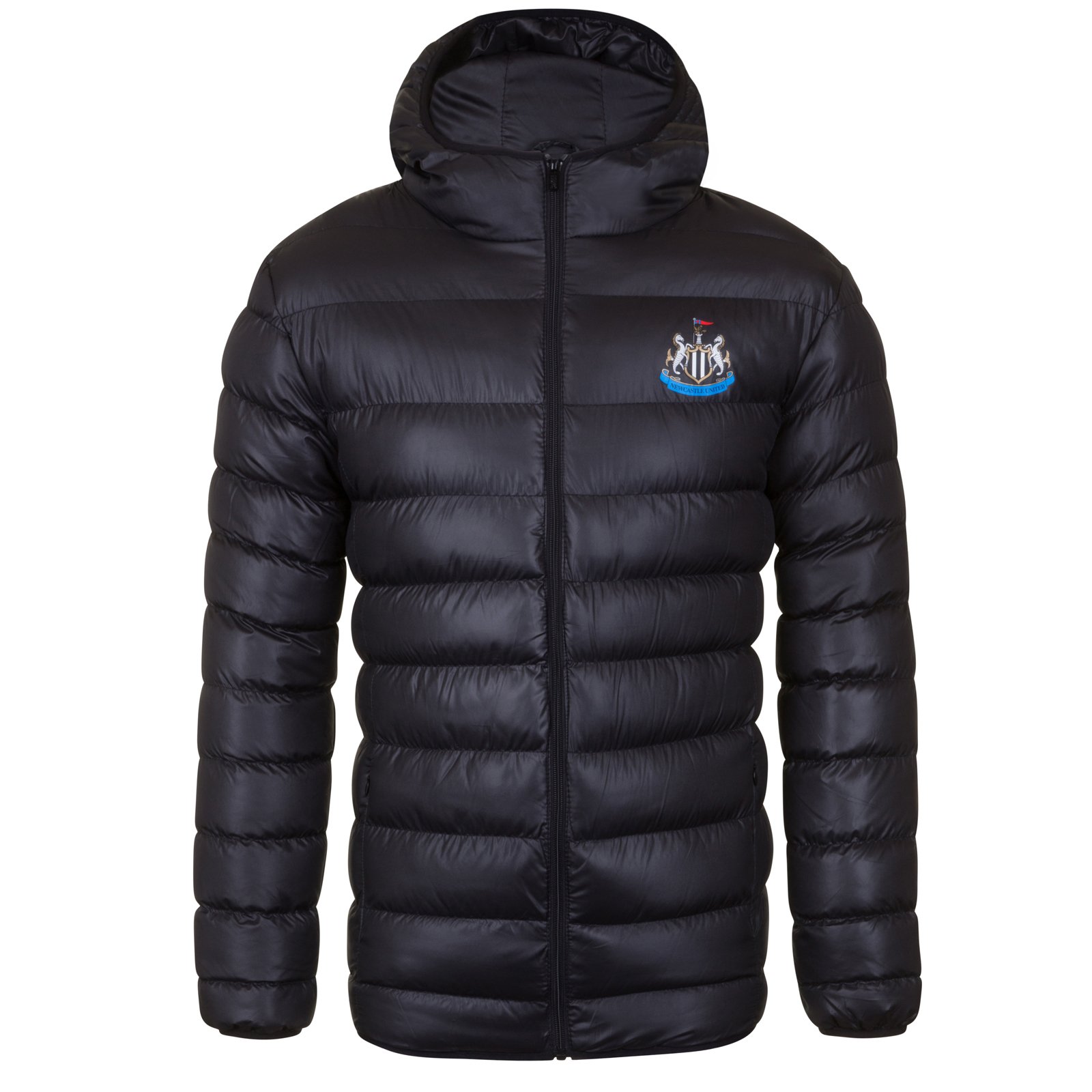 Newcastle United FC - Men's - Quilted Jacket - XL - Jet Black