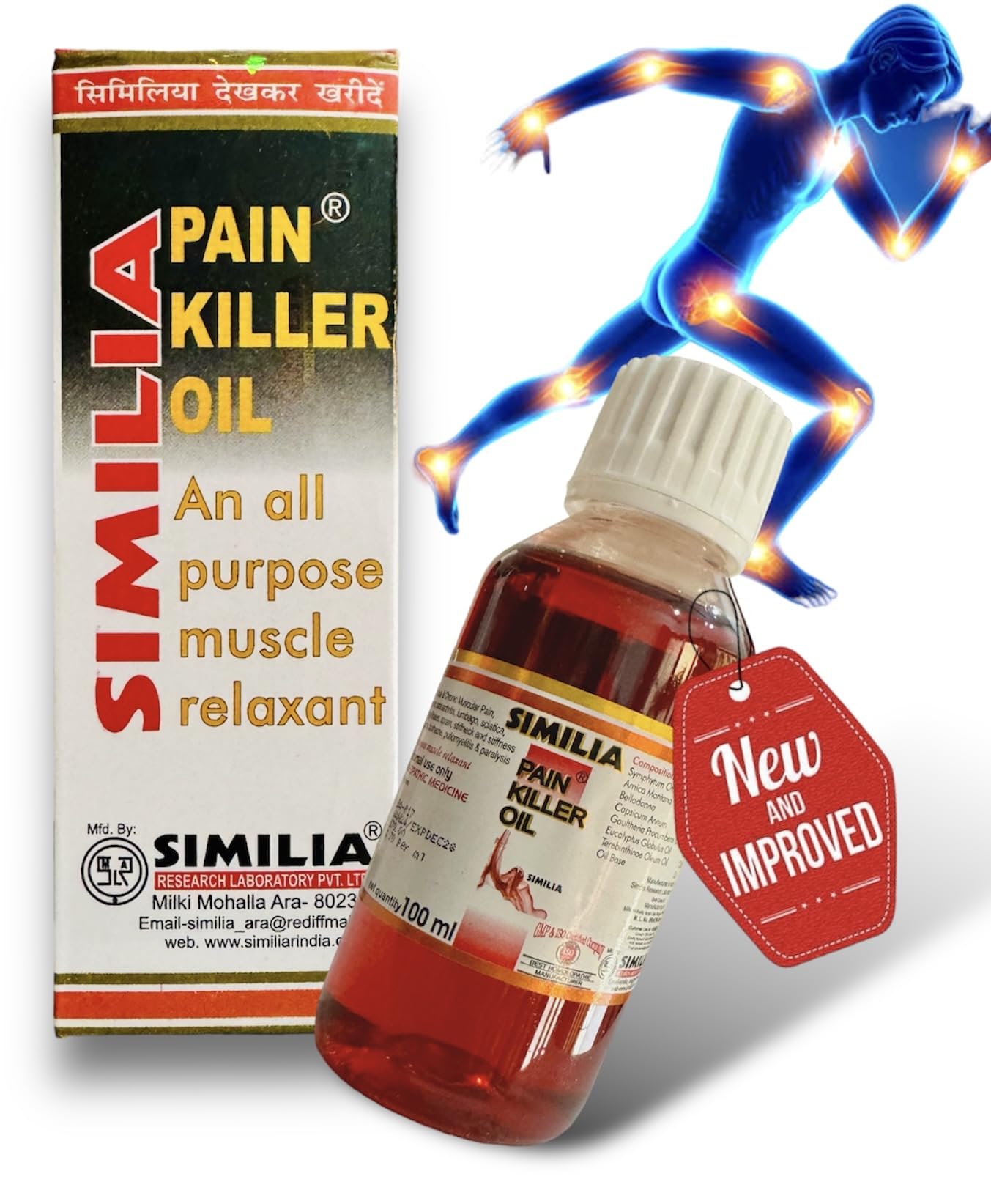 Med-039 Similia Pain Killer Oil 100ml - SET OF 2 Bottles - RELIEF_Course (B0CXMBVC34) Amazon Price History, Amazon Price Tracker