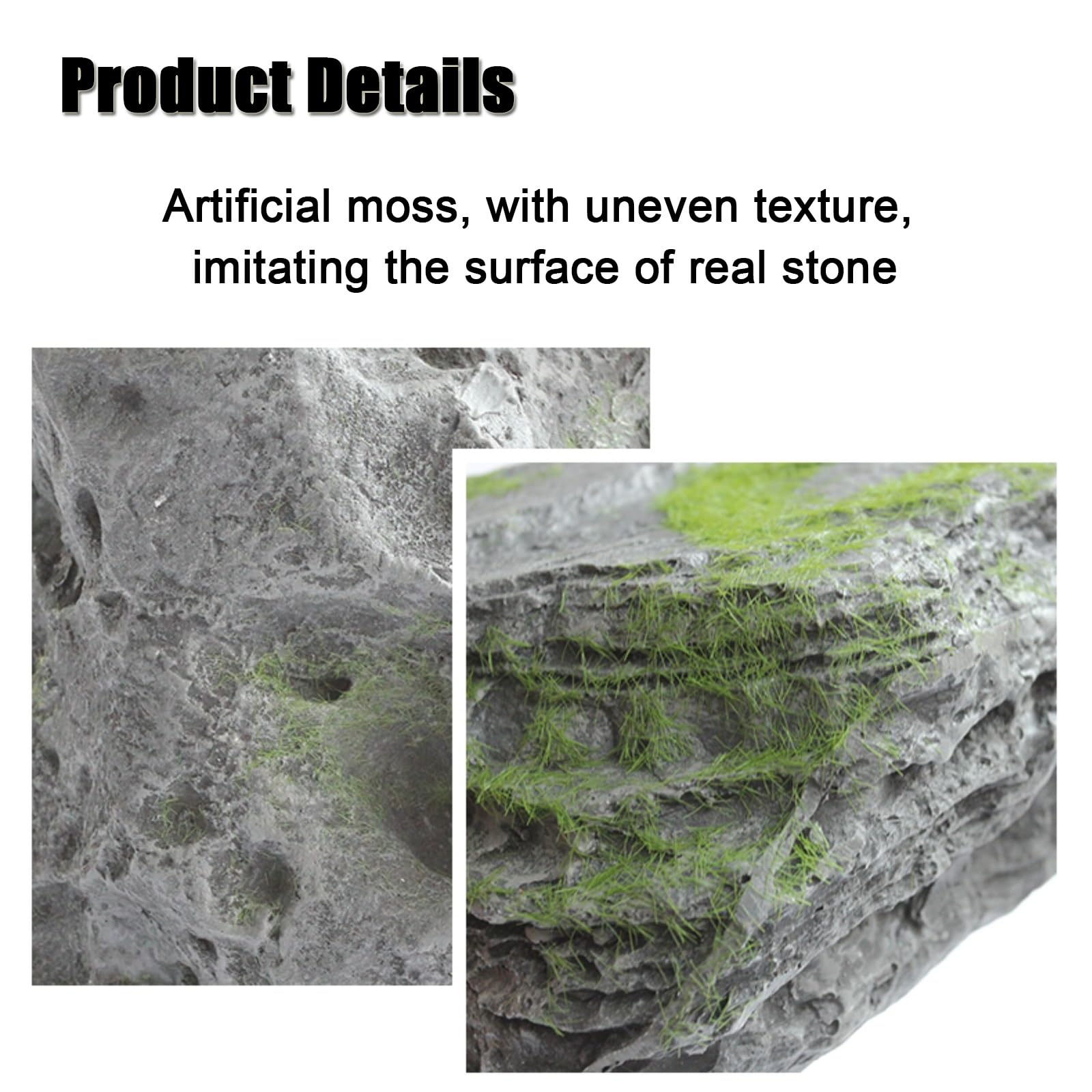 Copertura in Roccia Artificiale, Sassi Giardino per Esterno, Rocce Decorative, Rivestimento Decorativo Versatile e Leggero, Adatto for Giardini e Patii