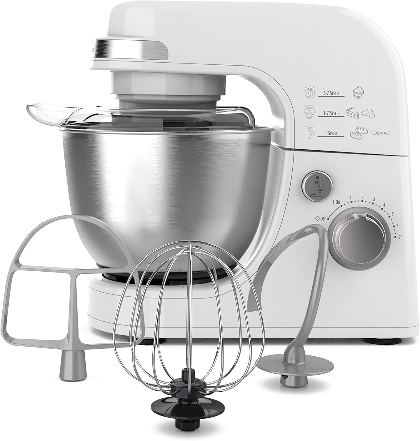 Hamilton Beach Electric Stand Mixer, 4 Quarts, Dough Hook