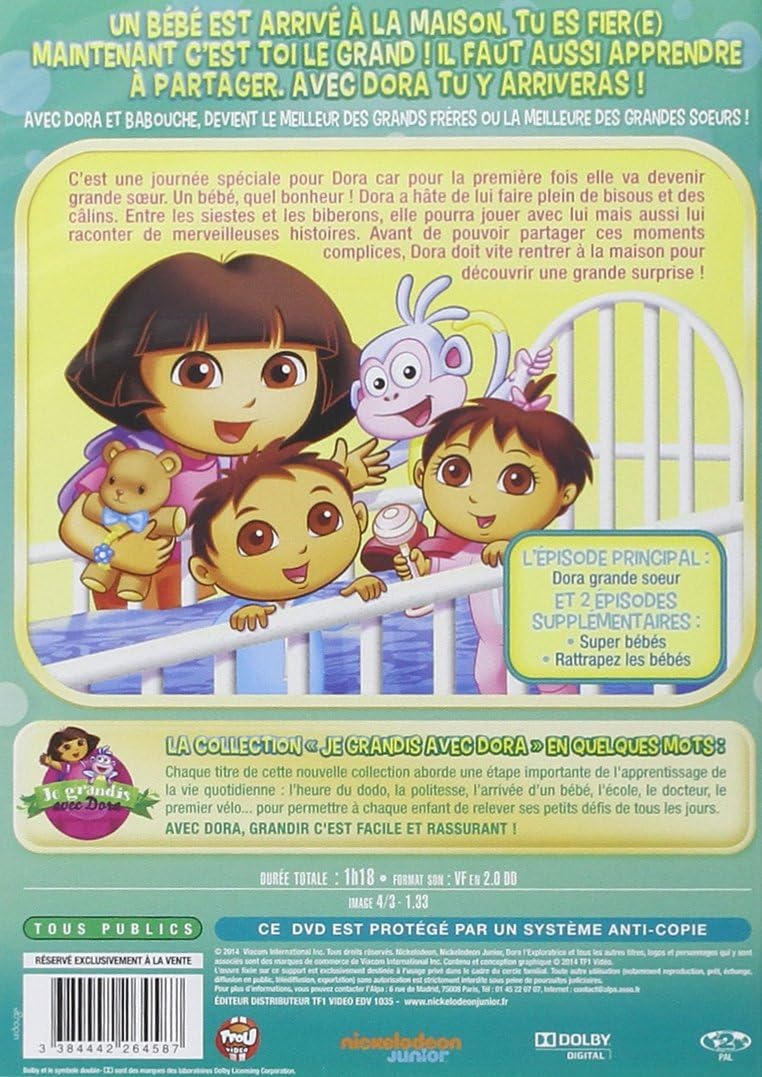 Dora L Exploratrice Ma Collection Je Grandis Avec Dora Dora La Meilleure Des Grandes Soeurs Amazon Co Uk Acteurs Inconnus Gary Conrad Dvd Blu Ray