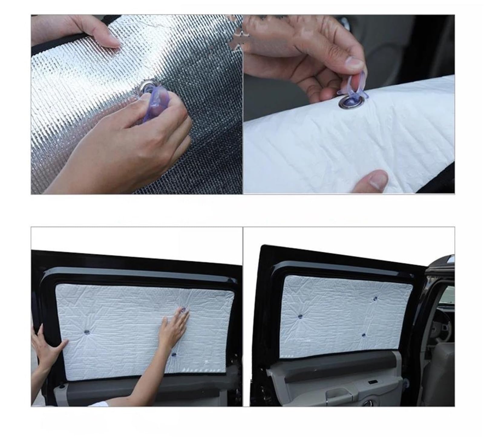 Parasoles Laterales Para Jeep Para Grand Para Commander 2006-2010 Cubierta Parasol Parabrisas Delantero Trasero Coche Para Ventanas