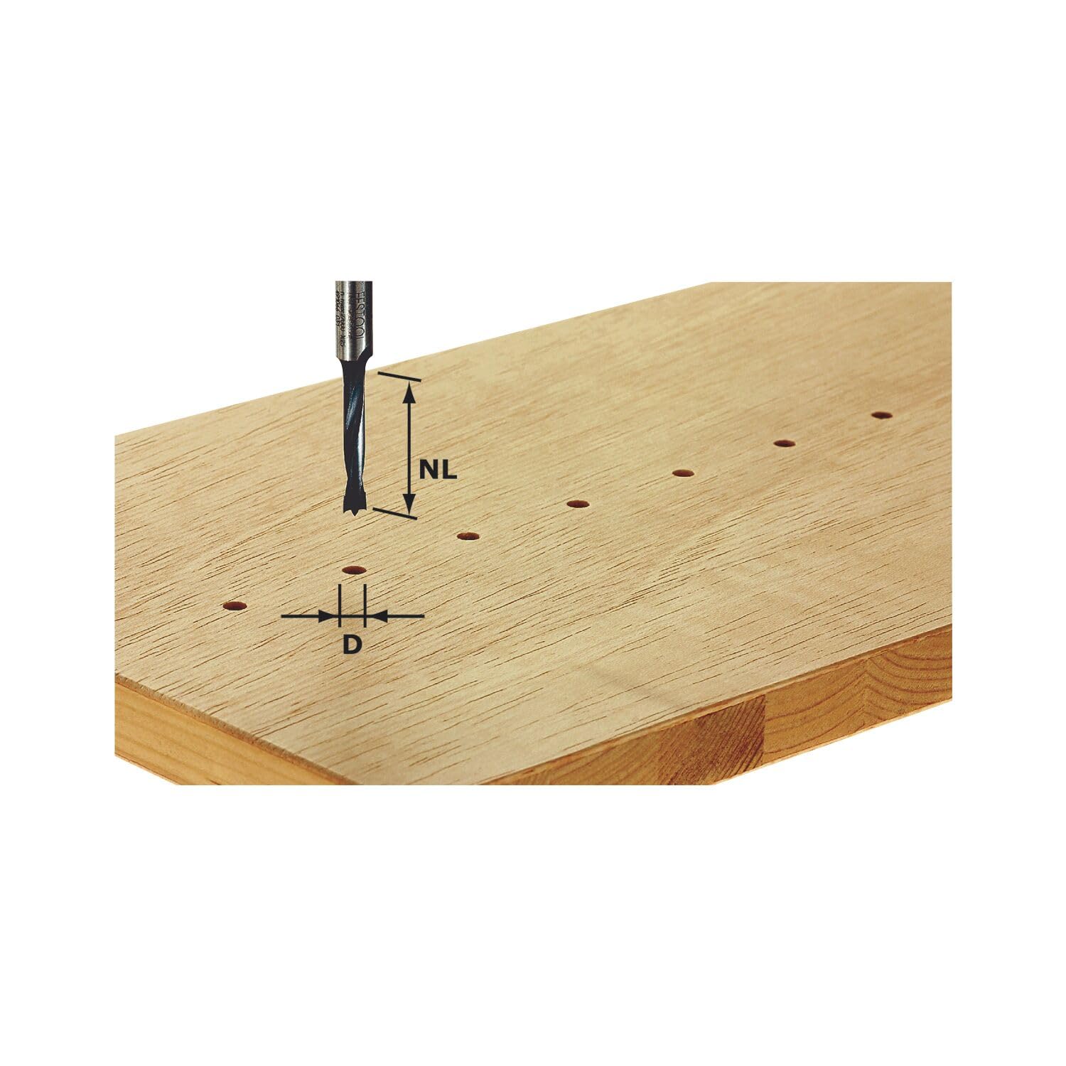 Festool Foret pour chevilles HW D3/16