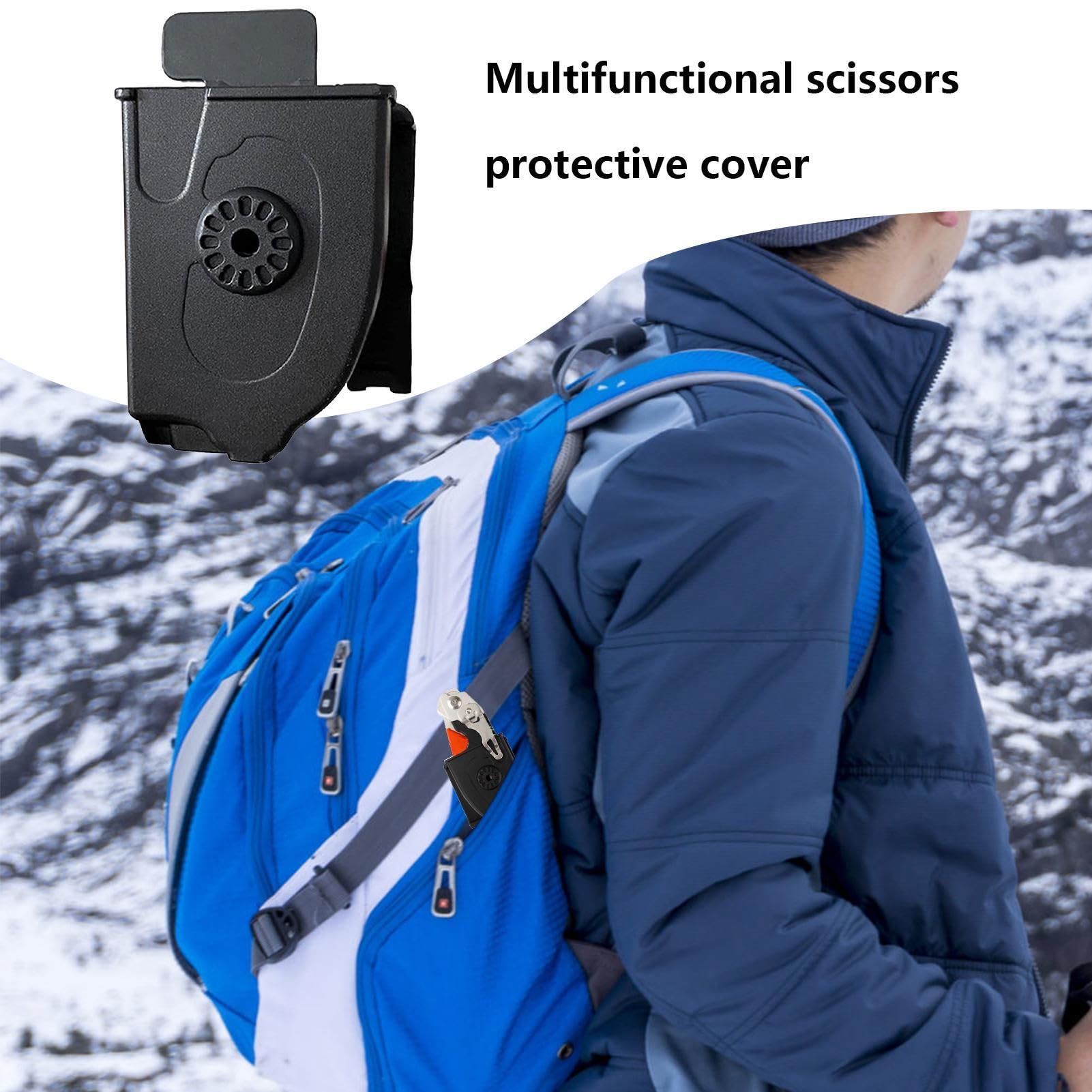 Fondina Porta Forbici Raptor - Custodia Protettiva In ABS Per Forbici Da Trauma O Uso Generale
