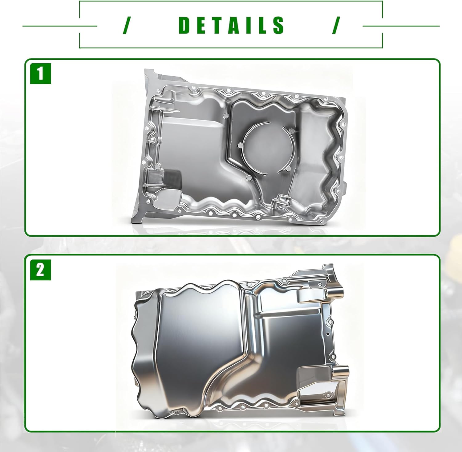 Engine Oil Pan Sump with Drain Plug Compatible with Acura CL 2001-2003 MDX 2001-2002 TL 2002-2003 Honda Pilot 2003-2004 3.2L 3.5L Replace 11200PGEA00