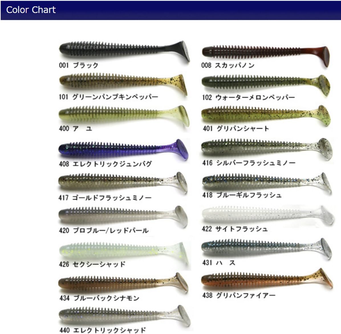 ケイテック(Keitech) スイングインパクト 4インチ #407 デルタクロー