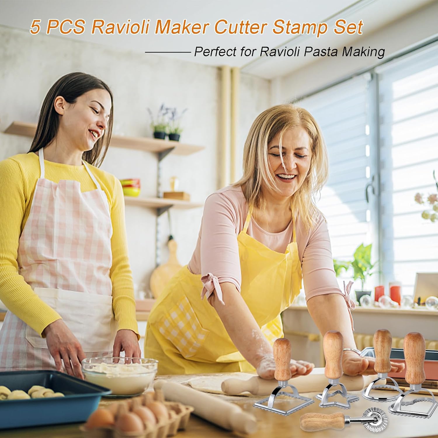 Ravioli Pasta Cutter Wheel Set - Image 7