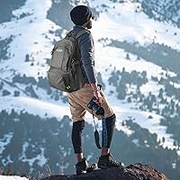 Vista 9 de G4Free Mochila de senderismo plegable ligera 40L, mochila de viaje impermeable