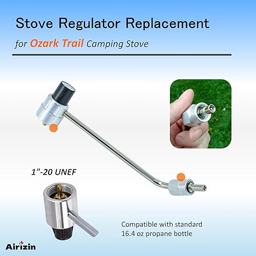 Miniatura 2 de Propane Regulator Adapter Replacement for Ozark Trail 2 Burner Propane Camping Stove GCT2220W,Ozark Trail Camp Stove Regulator