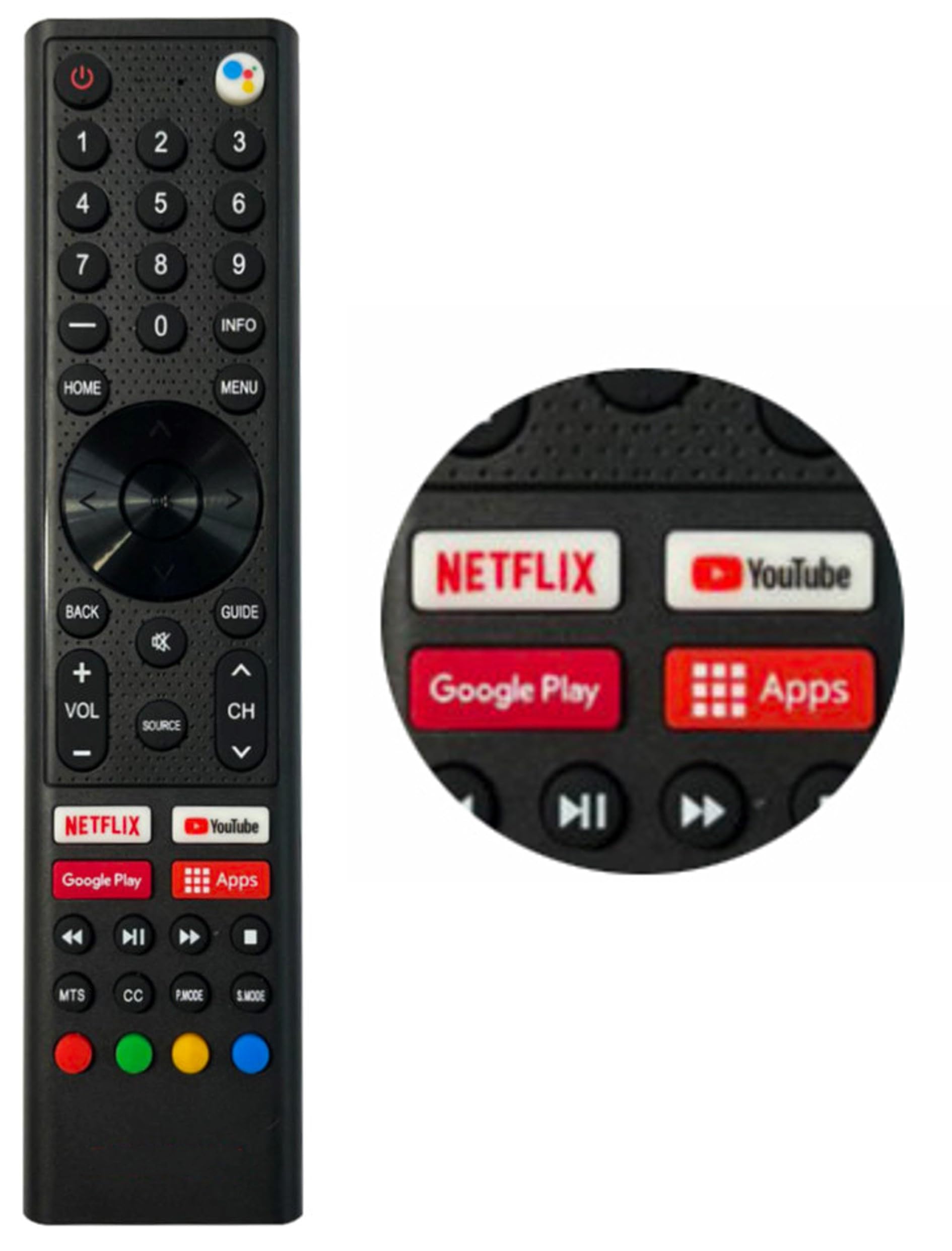 Amazon.com: 8142026675573B Remote Compatible with Sceptre Android