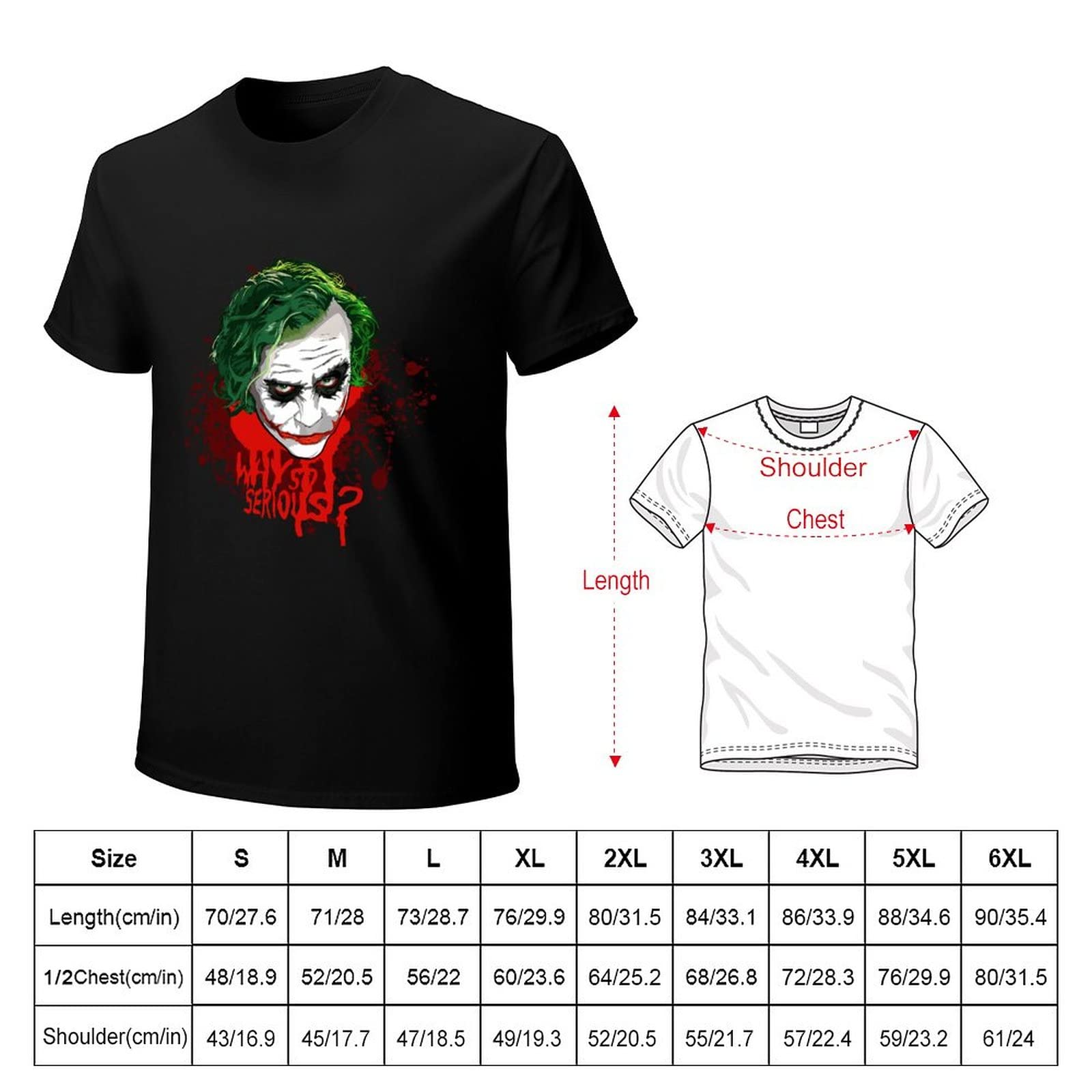 Amazon.co.jp: メンズ Tシャツ ジョーカー 半袖 おしゃれ ティーシャツ 