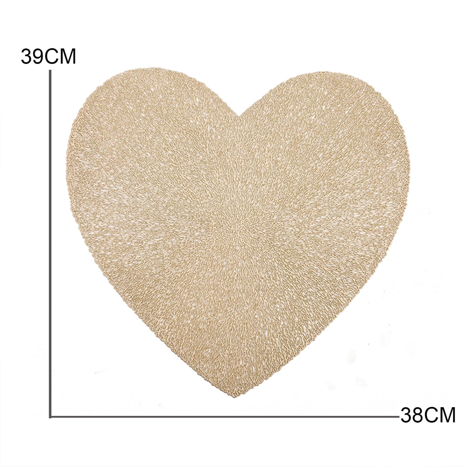 Set 4 Tovagliette Love Herz Gnom | 30x45 Cm | Per San Valentino E Feste | Poliestere Lavabile - Foto 6