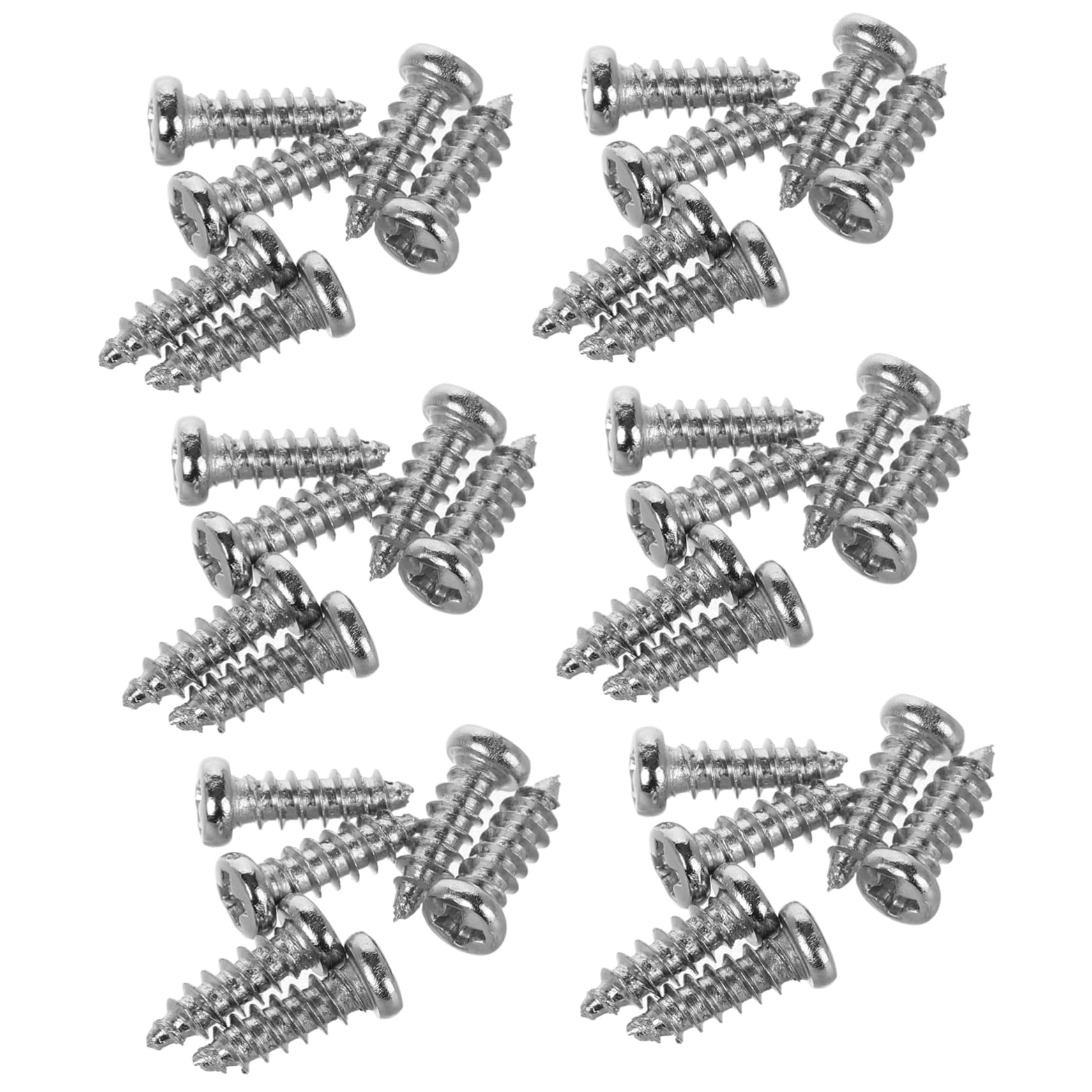 GRIRIW 50pcs Screw Set Mounting Screws for Wall Plate Car Air Vent Clip Hard Drive Mounting Indoor Screws
