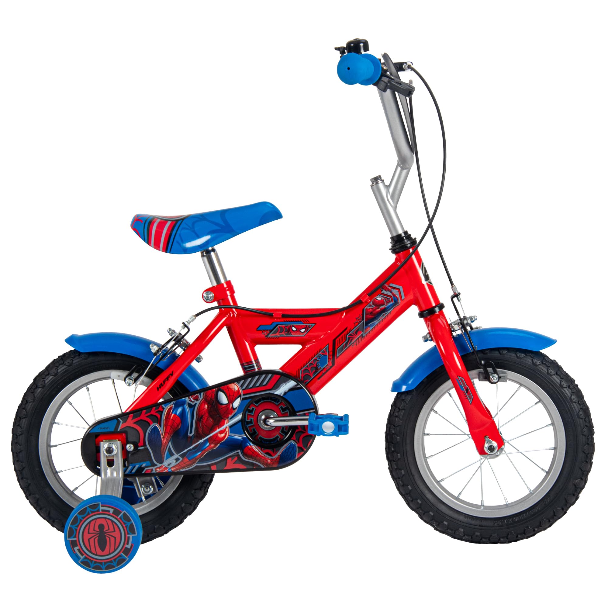 Huffy Vélo pour Enfant Marvel Spider-Man 12/14/16" avec Roues Jockey