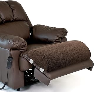 Wesiti Recliner Foot Pillow Cushion High Resilience Sherpa Memory Foam Bolster Sleeping Rest Multipurpose