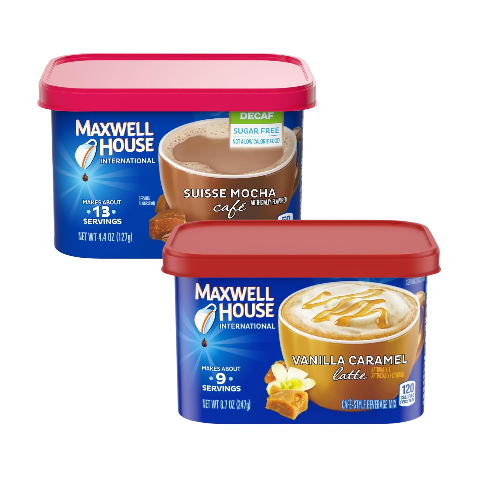 Amazon.com : Maxwell House Vanilla Caramel Latte Mix, 8.7 oz +