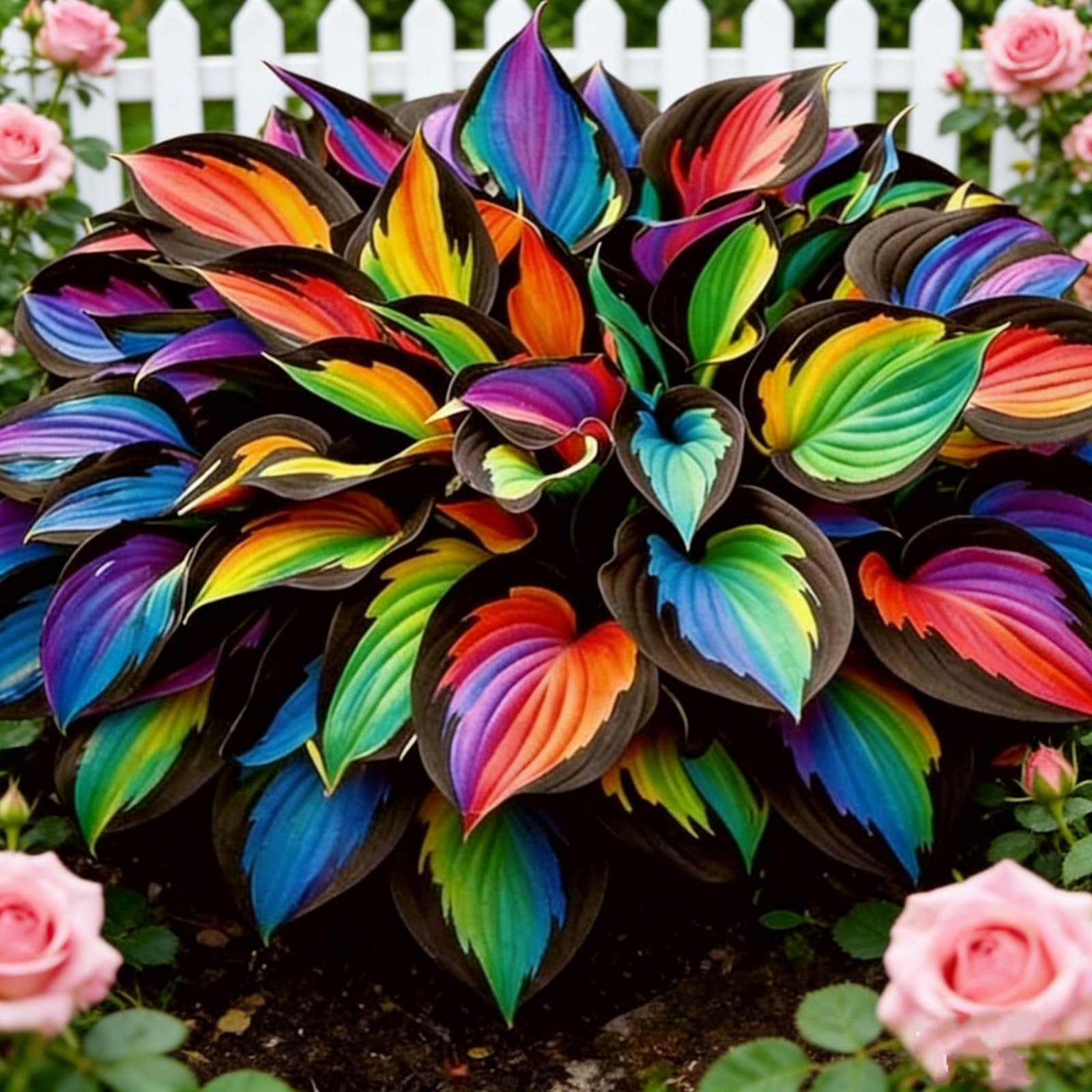 Hosta rari decorative, adatte a giardini, terrazzi e balconi-6bulbi-D