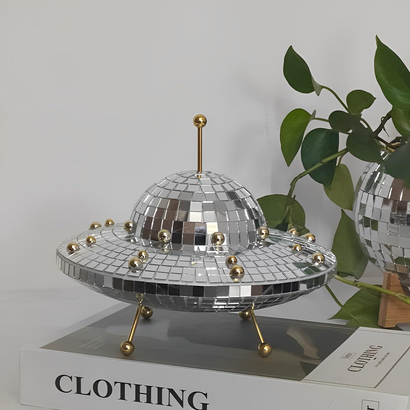 Amazon.co.jp: Fiskenet ガラス UFO リフレクター デスクトップ装飾