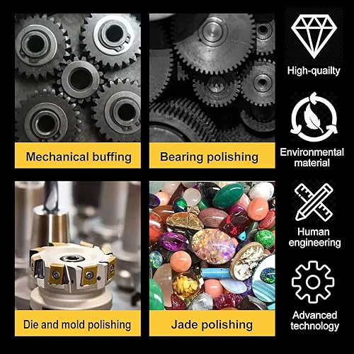 Miniatura 5 de Juego de 60 piezas de herramientas de molienda chapadas en titanio, afilador de motosierra de diamante, brocas de alta dureza para maquinaria,