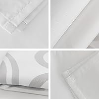 Vista 6 de Camino de mesa de copos de nieve rojos de 36 pulgadas de largo para decoración de mesa de comedor, camino de mesa de lino de algodón lavable, camino