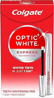 Optic White Express Teeth Whitening Pen, Teeth Stain Remover for Whiter Teeth in 1 Day, Enamel Safe, Designed for No Tooth Sensitivity, 0.08 OZ