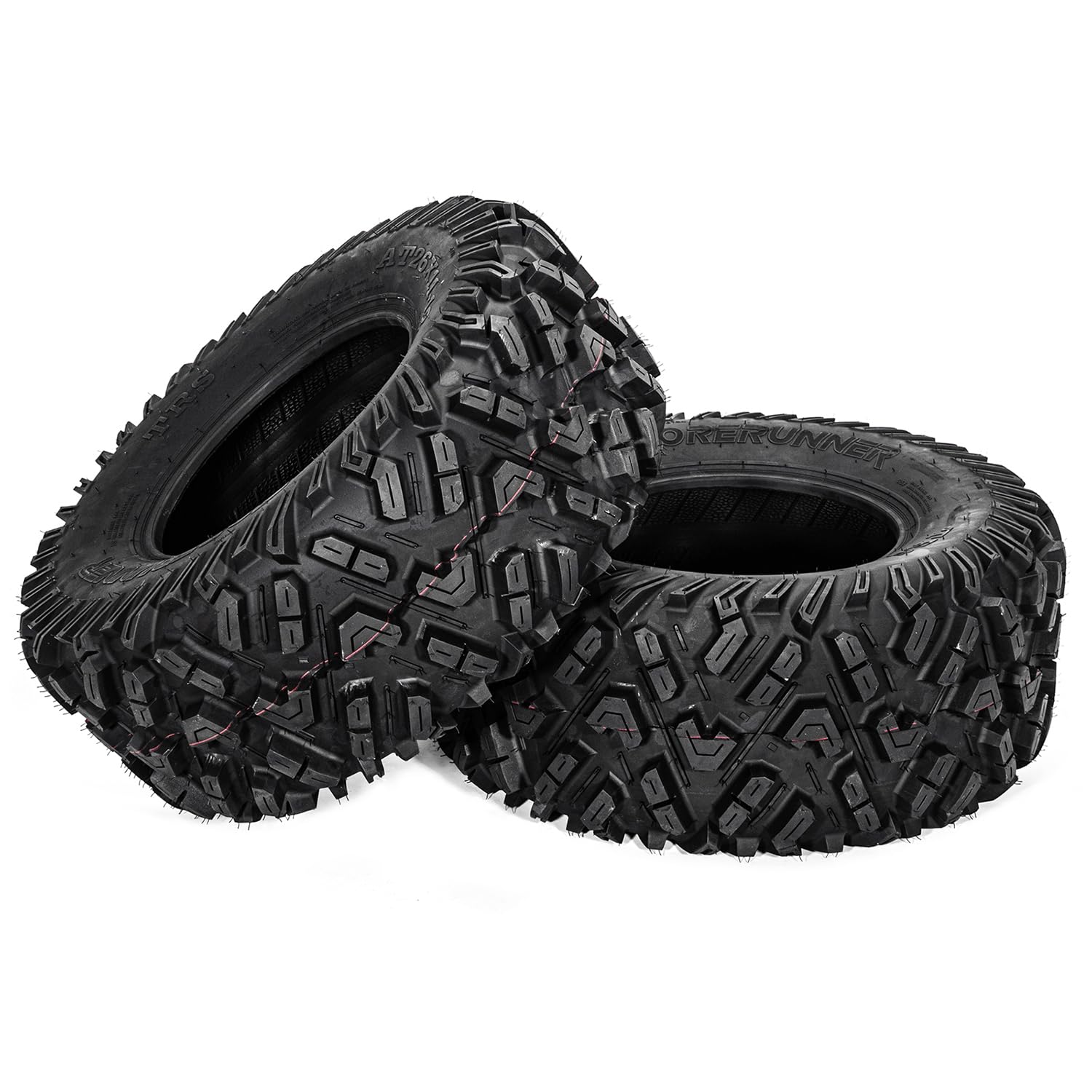 FORERUNNER 26x11-12 ATV Tires, All Terrain TRS (Pack of 2, Tubeless)