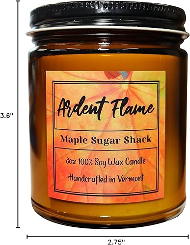 Miniatura 44 de Velas Oak Campfire Vela de cera de soja 100% natural para decoración del hogar Altamente perfumada Fragancia premium Hecho a mano