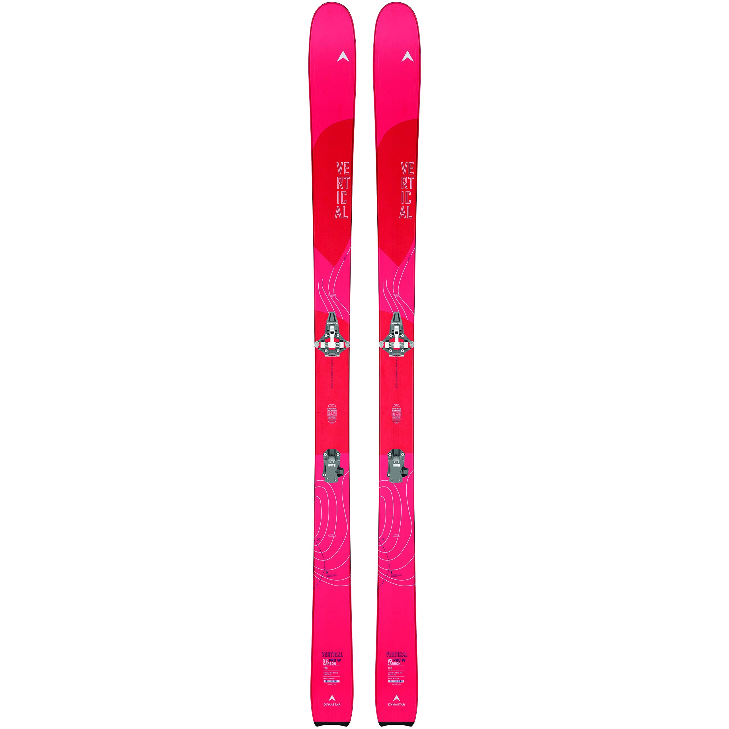 Vertical Pro W + Look ST 10 Freeride Ski Set with Attachment